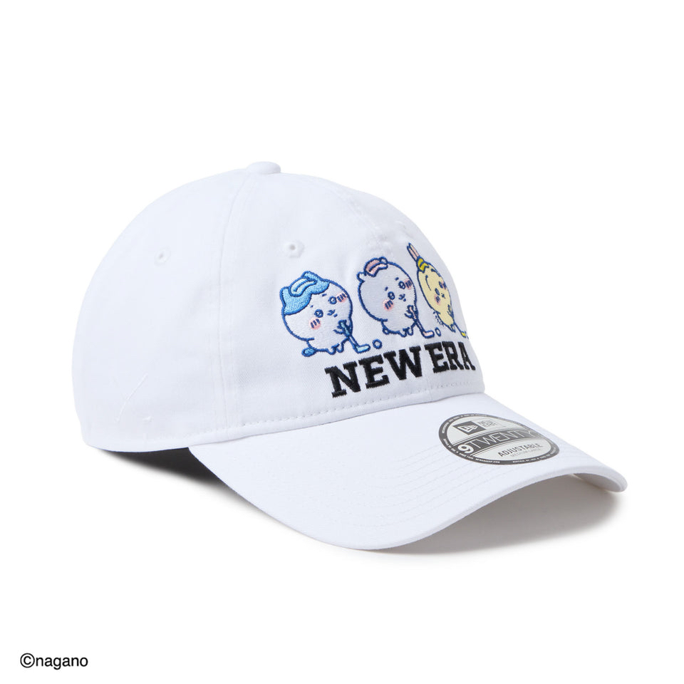 New Era 9TWENTY Long Visor Chiikawa / Chiikawa, Hachiware, Usagi, White | Golf
