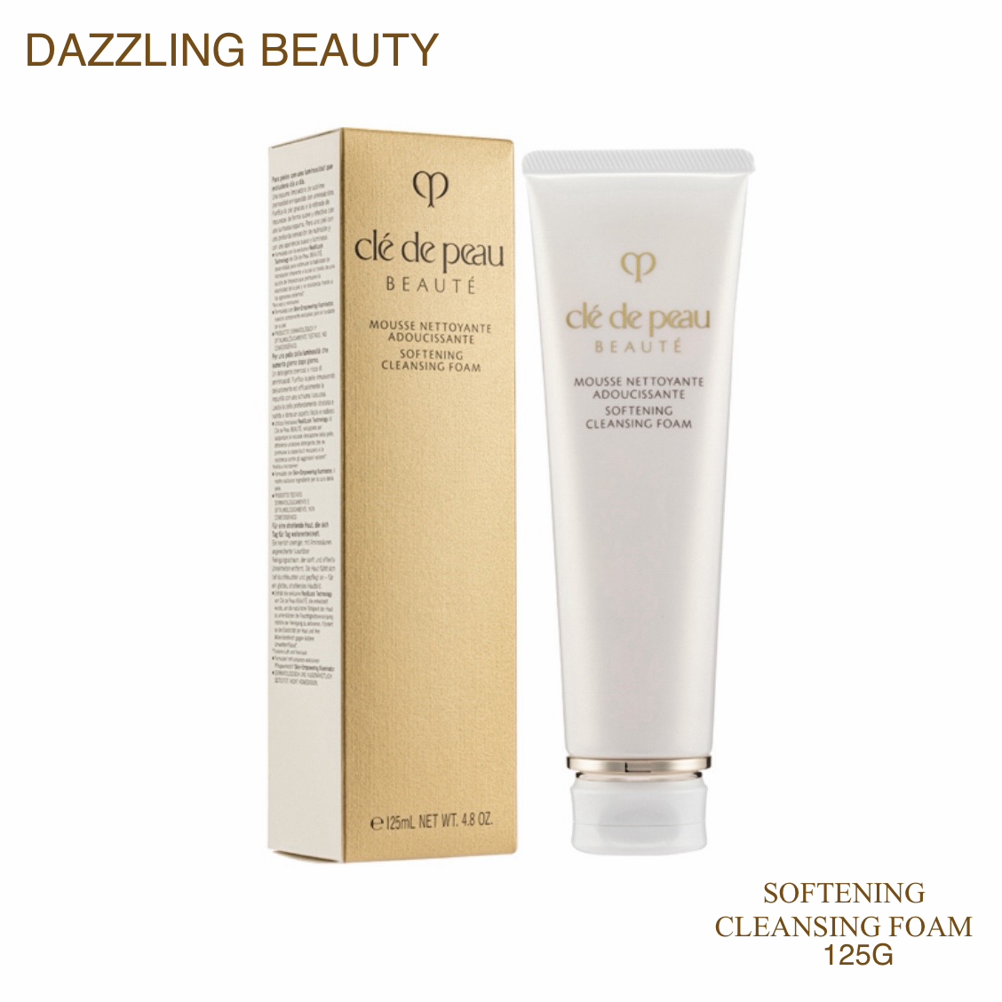 CLE DE PEAU SOFTENING CLEANSING FOAM 肌膚之錀 鉑鑽柔膚潔面泡沫 125G 新版