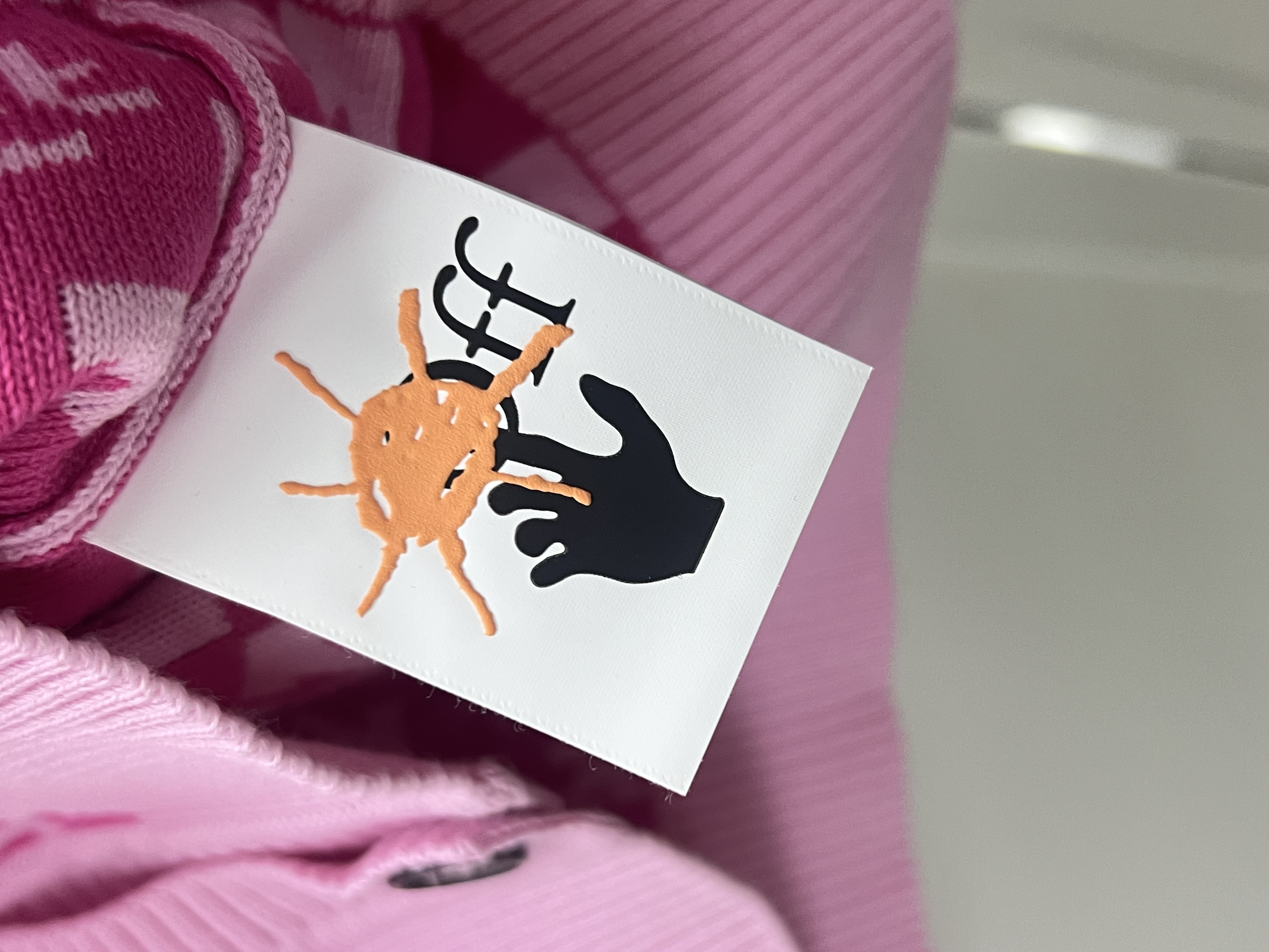 Pre-owned Off-White Kids Pink Monogram Cardigan / Product Code: 26040526