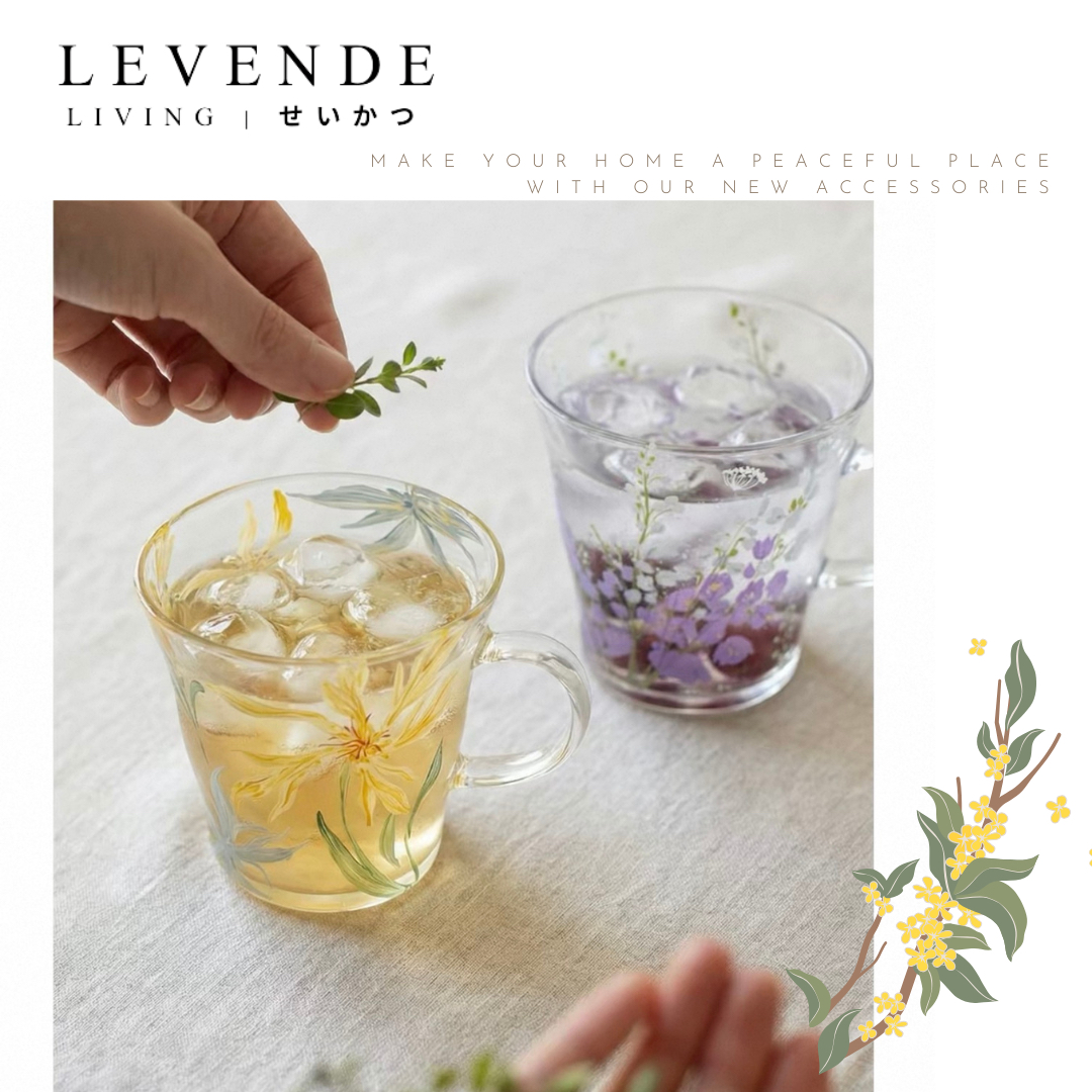 Levende 春日來信系列高硼硅耐熱玻璃杯