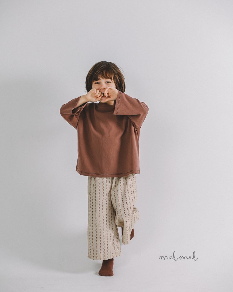 Melmel | wide pants(Beige M98-108)