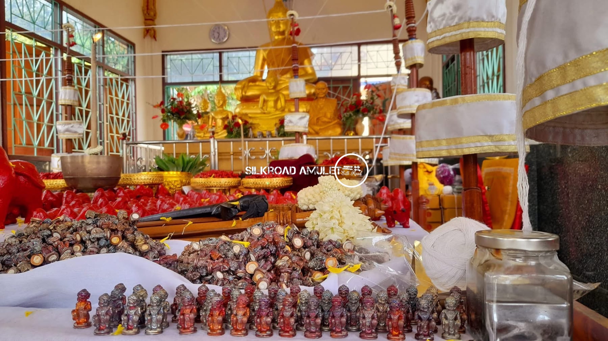 具有反彈符管力量的弓箭牛🪞🦬🏹 龍婆披贊 佛曆2565  派也告勒達辣夢冠  第一期  弓箭牛 附全高清防水殼｜師父親寫四大元素符