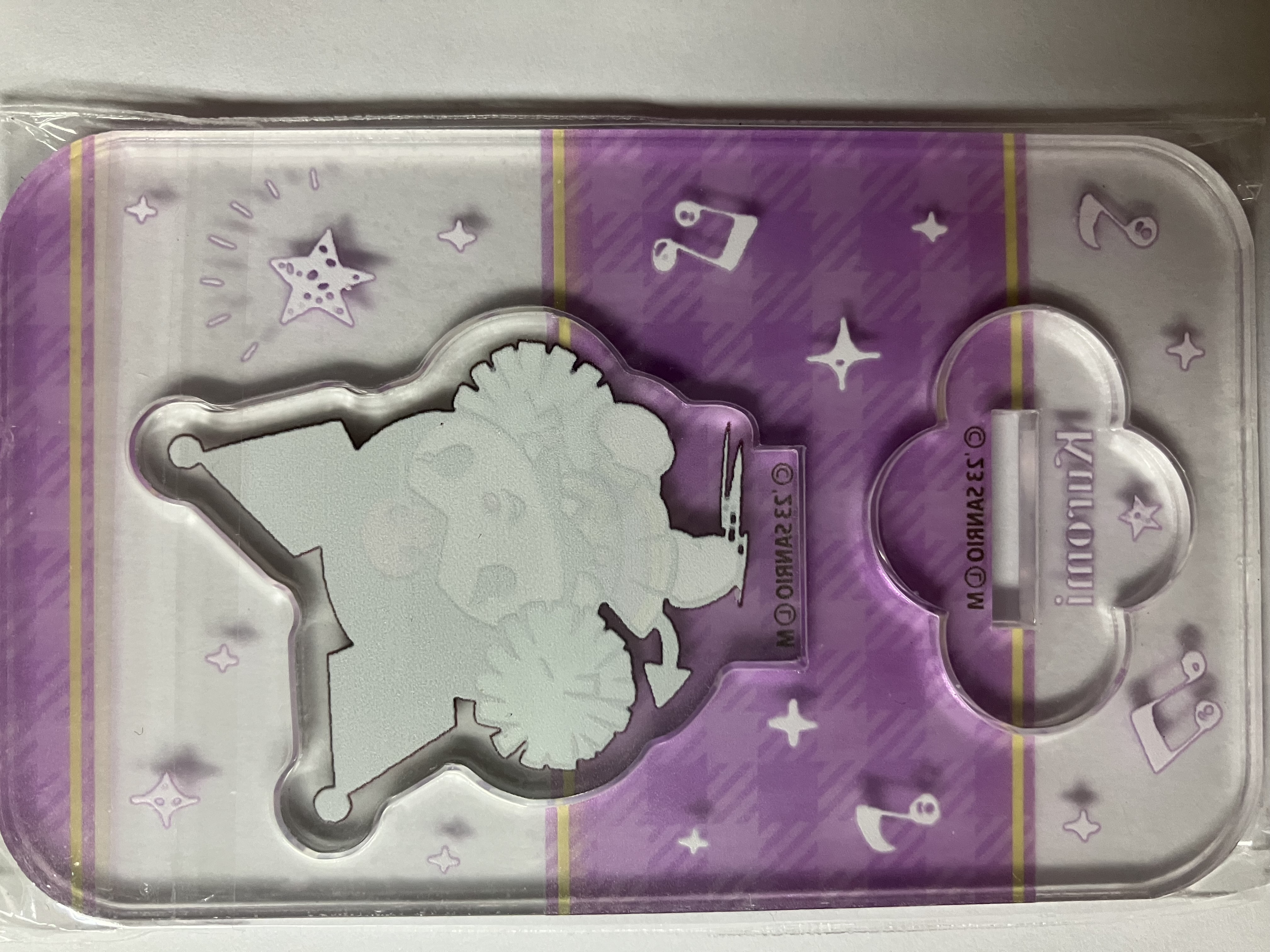 2023 SANRIO CHARACTER 企牌 膠牌 - KUROMI FG00019