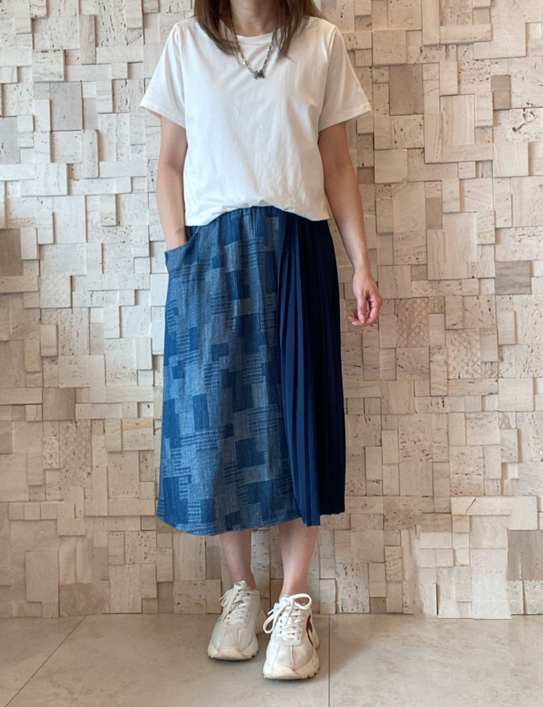 S00352 棉料拼布不對稱Op ✨