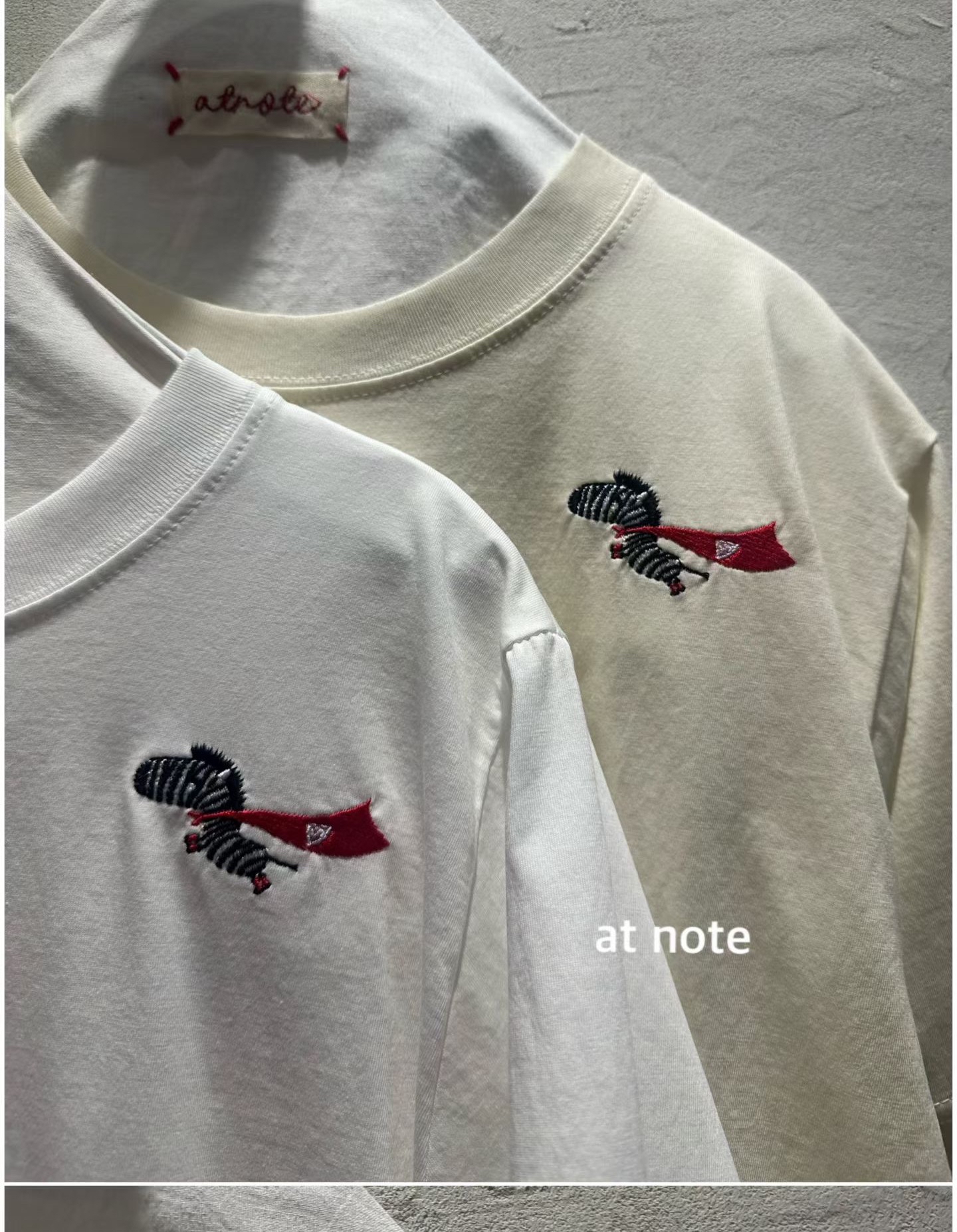 Embroidery 斑馬T恤