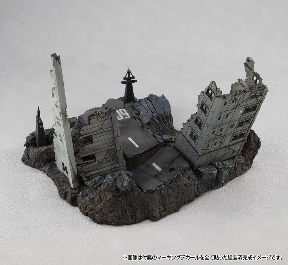 R.M.S《機動戰士高達 》G502M 紐約廢墟 (金屬色ver.) MEGAHOUSE RM series G structure Mobile Suit Gundam【GS02M】The abandoned buildings in New Yark city（Material Color Edition）場景