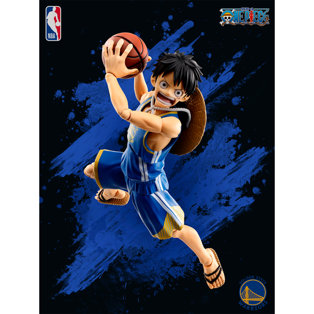 PREORDER SHF One Piece x NBA Monkey D Luffy