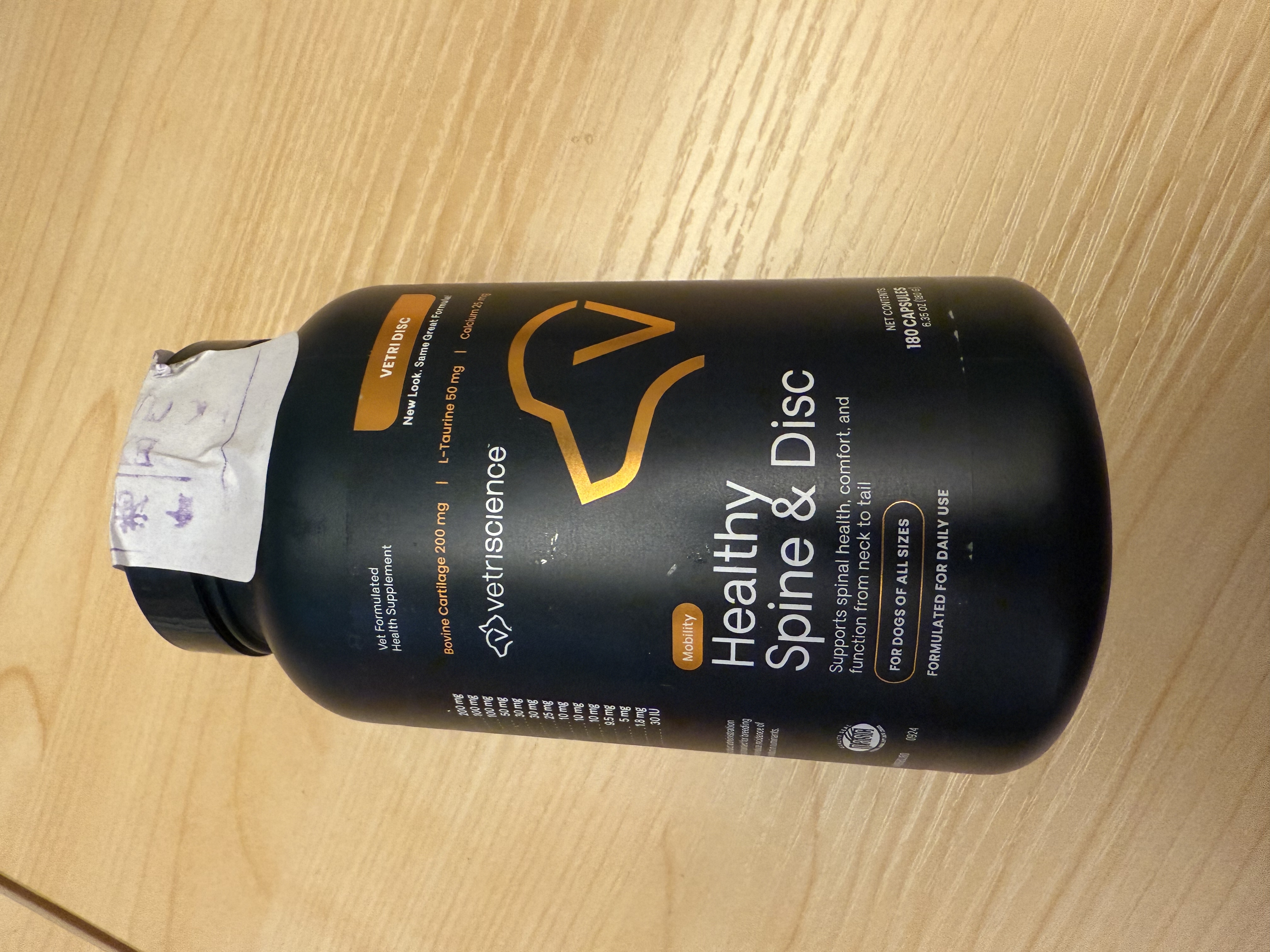 【海關抽檢品】VetriScience Vetri Disc 脊椎寶 硫酸軟骨素 180粒