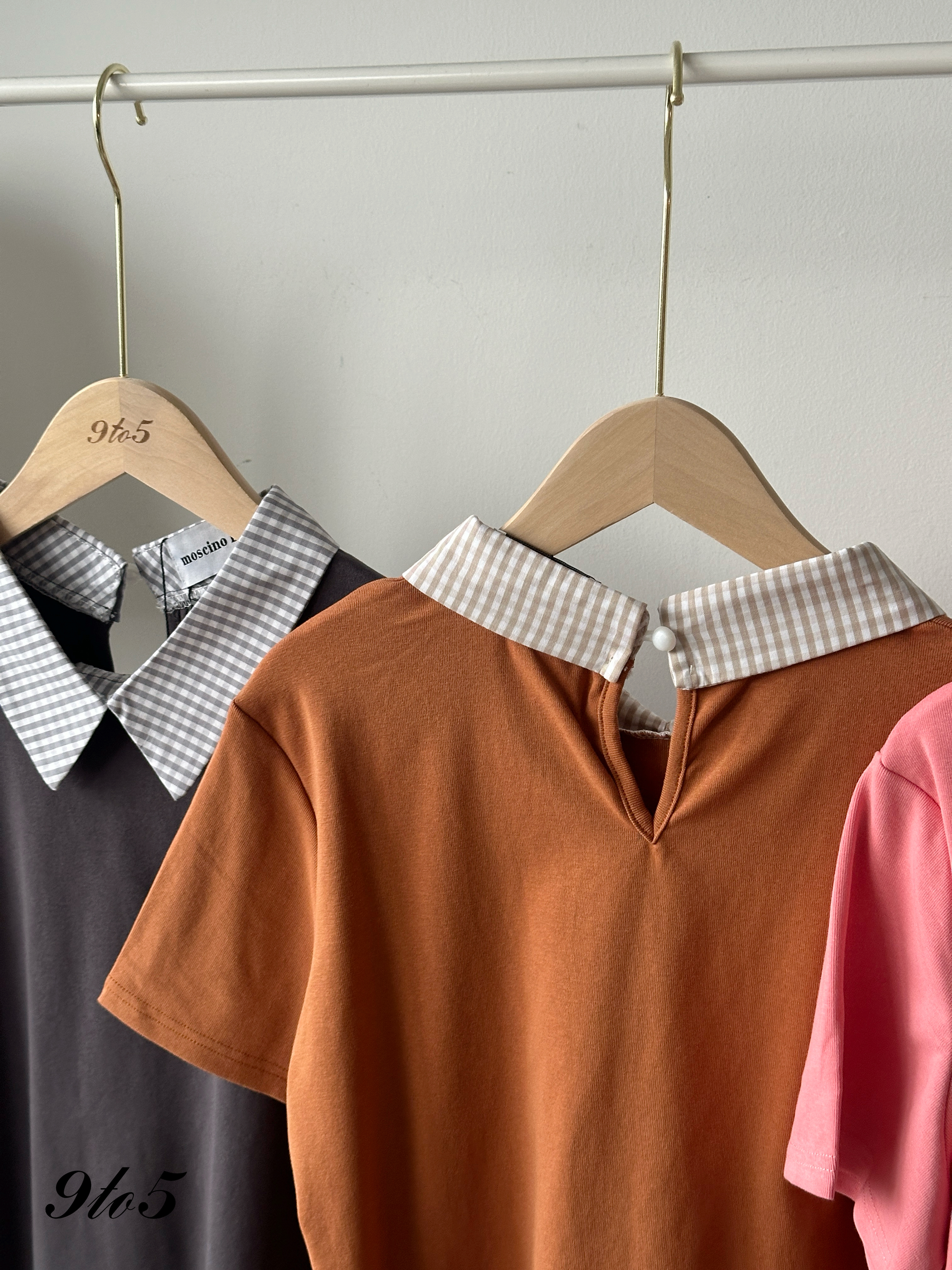 T4200 Checker Collar Polo Tee - 3 Colors 