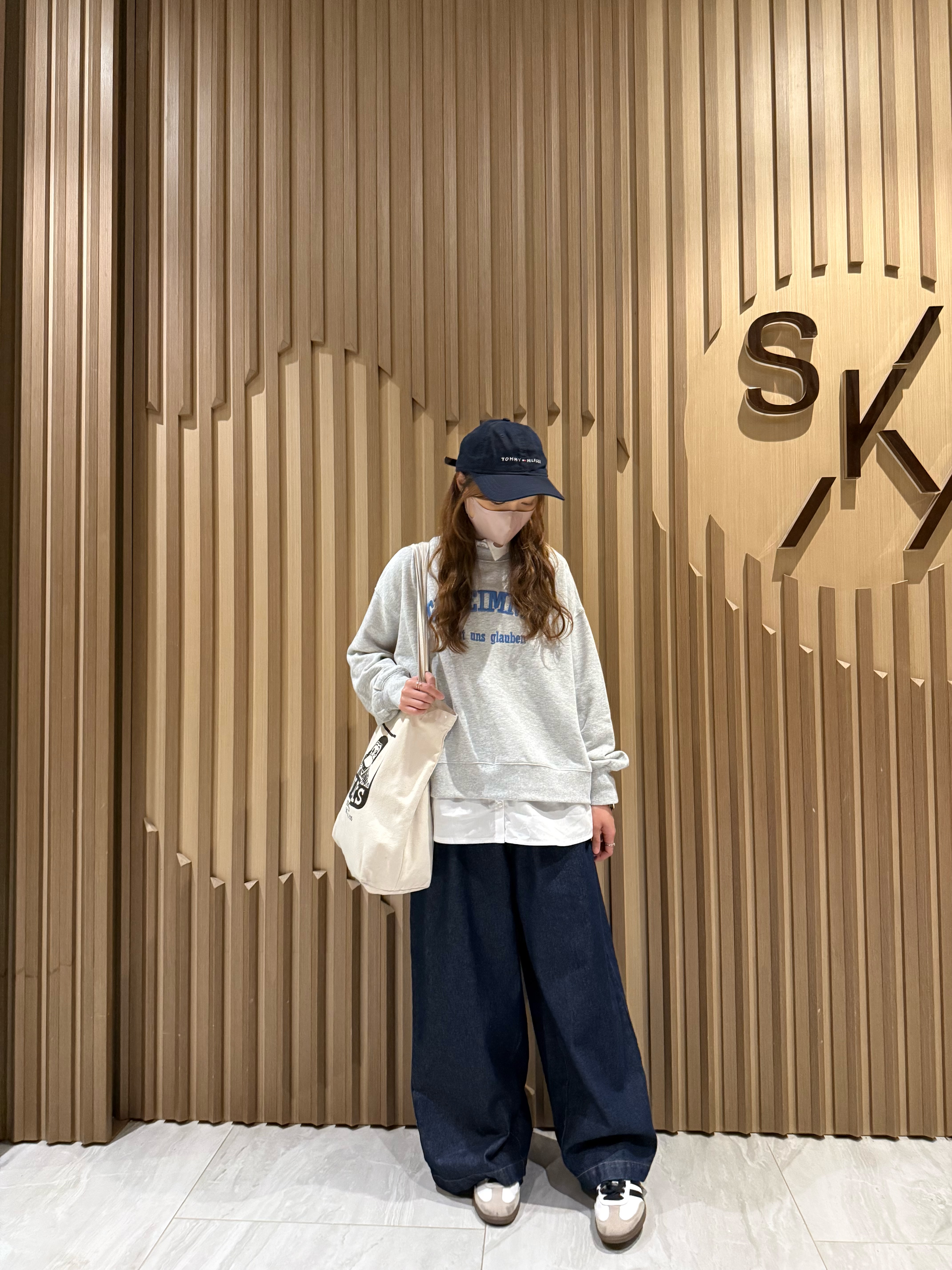 可拆領假兩件衛衣（淺灰色）