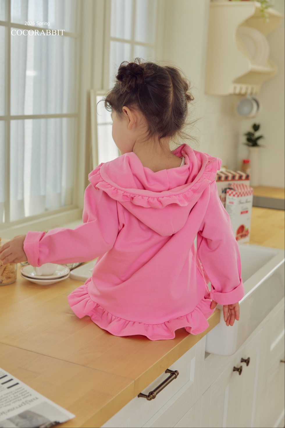 有帽兔仔 Top / 兔仔喇叭褲