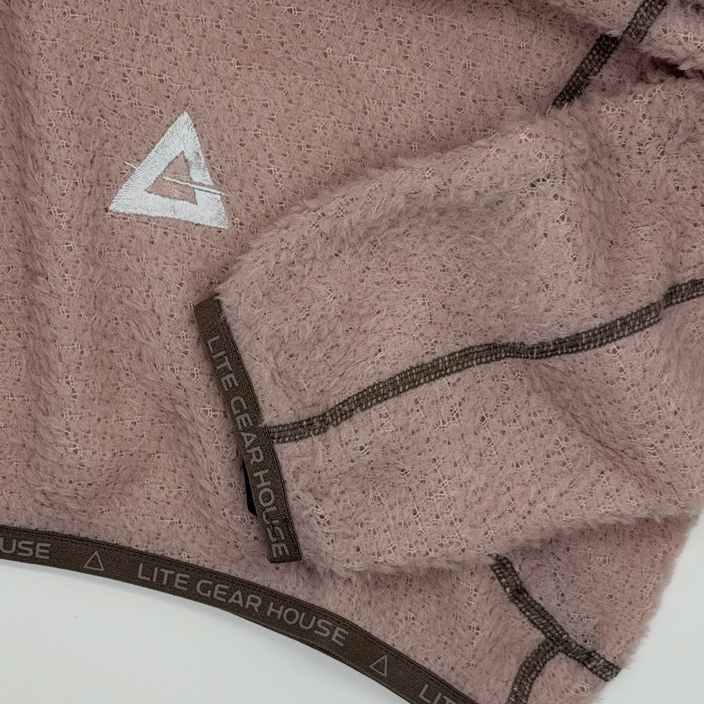 韓國品牌LITE GEAR HOUSE Alpha Direct Half ZipUp 90 半開胸上衣 輕量化 ultralight - Old Rose