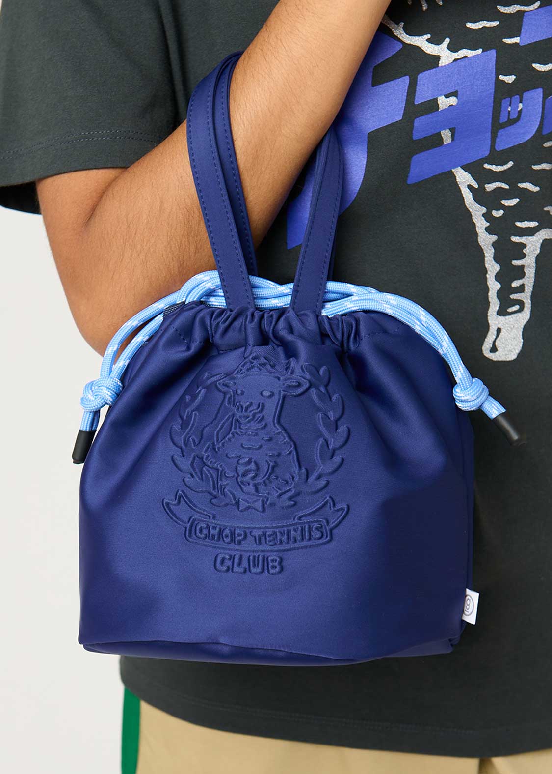 📦訂購 日本限定 graniph LAMB CHOP 功夫綿羊 索繩手提袋 (S)