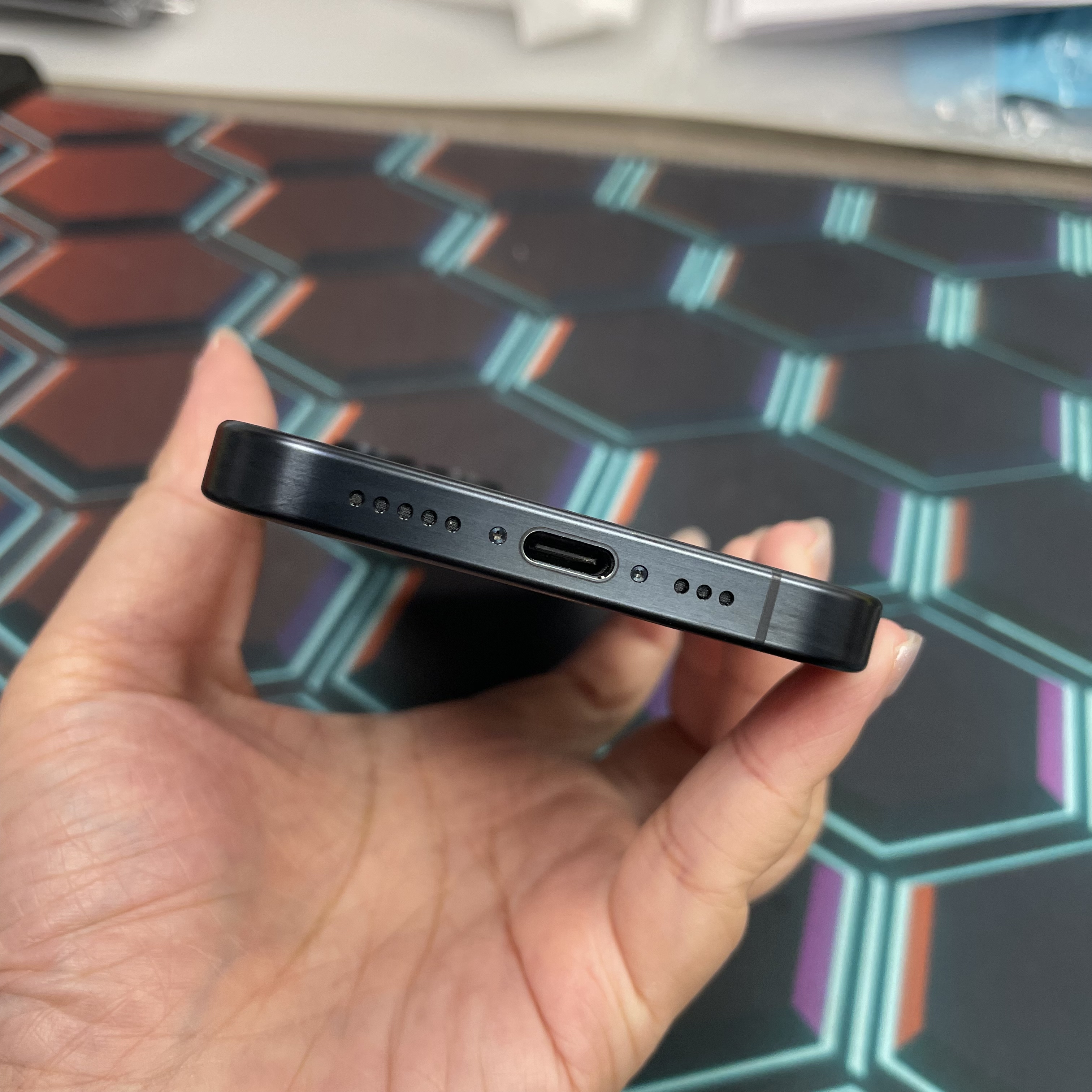 *7660 15 Pro 完美機 256GB 電91 藍色 blue