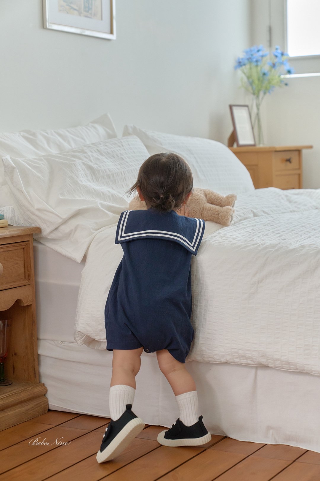 ☀️預訂 韓國直送☀️🇰🇷Bebenine三色海洋風水手無袖連身服