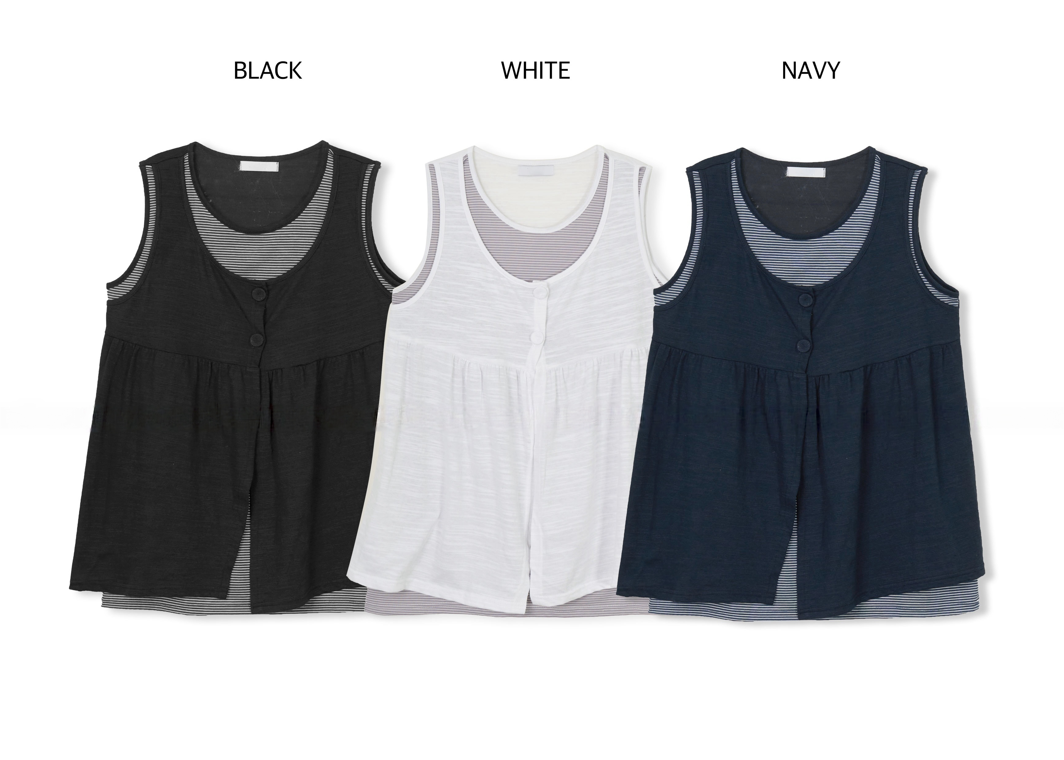 Ruffled Layered Tank Top