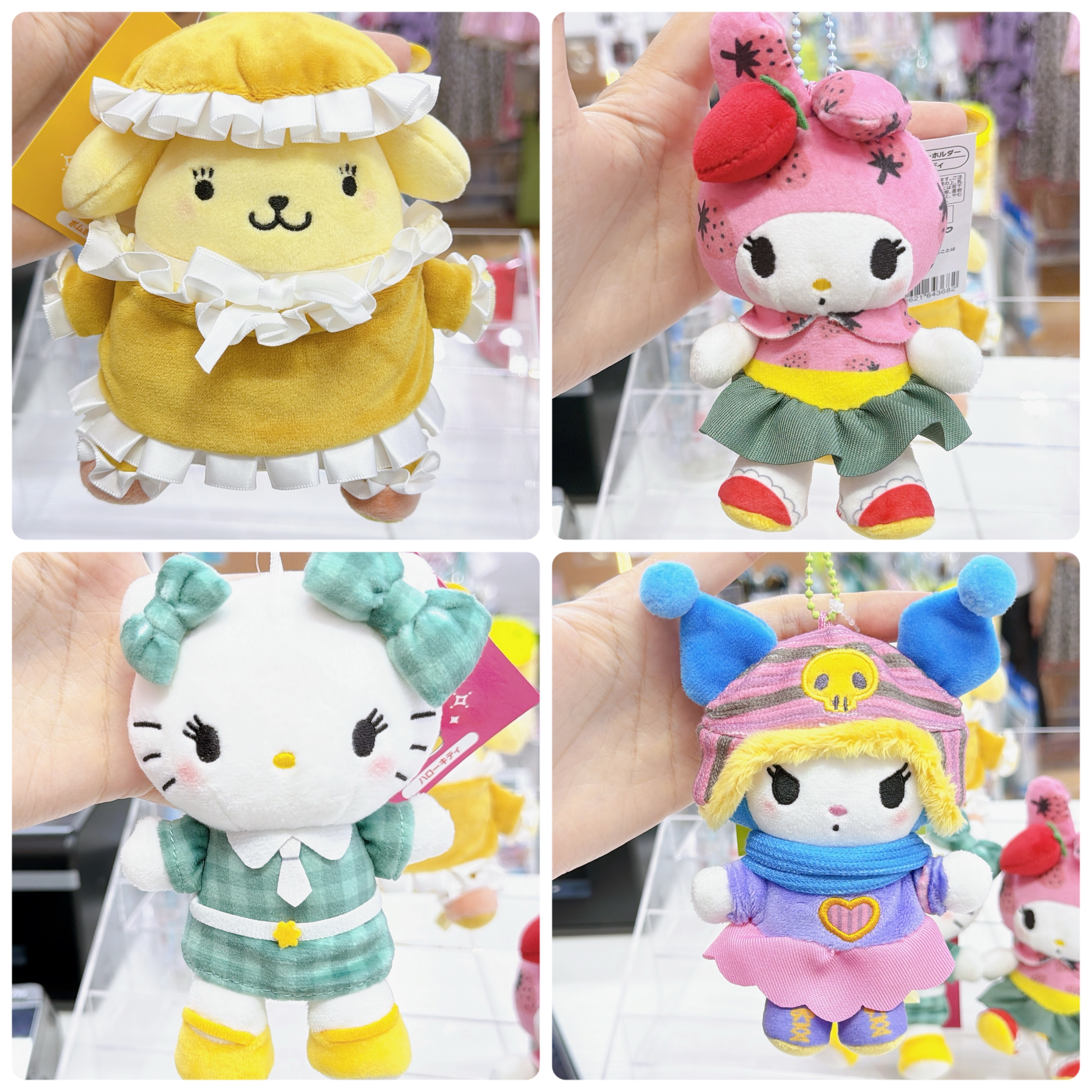 日本直送日本版矢澤愛芳鄰物語 Sanrio 合作系列 公仔掛飾