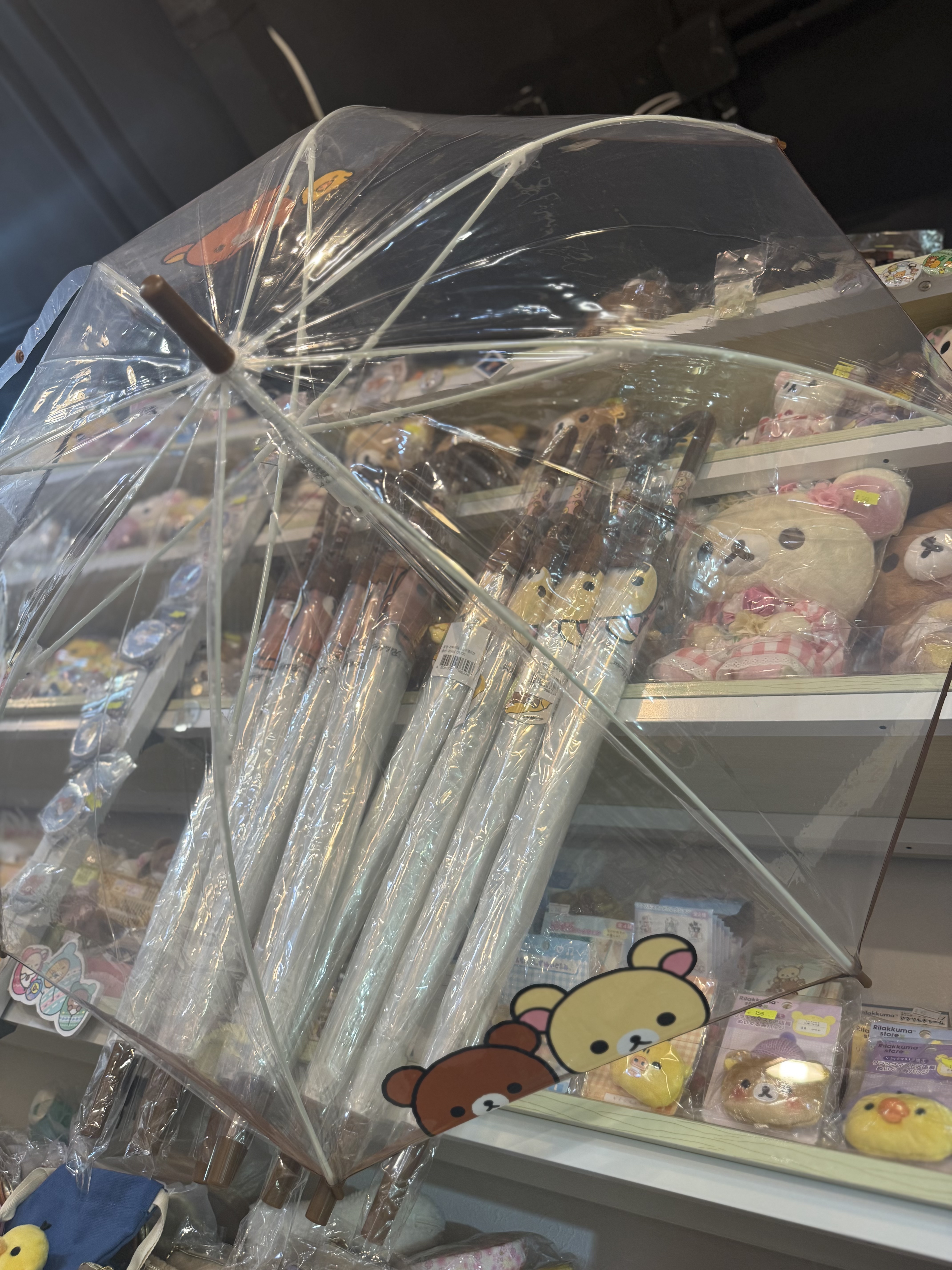 《現貨》全新Rilakkuma韓國專店限定 長身透明遮