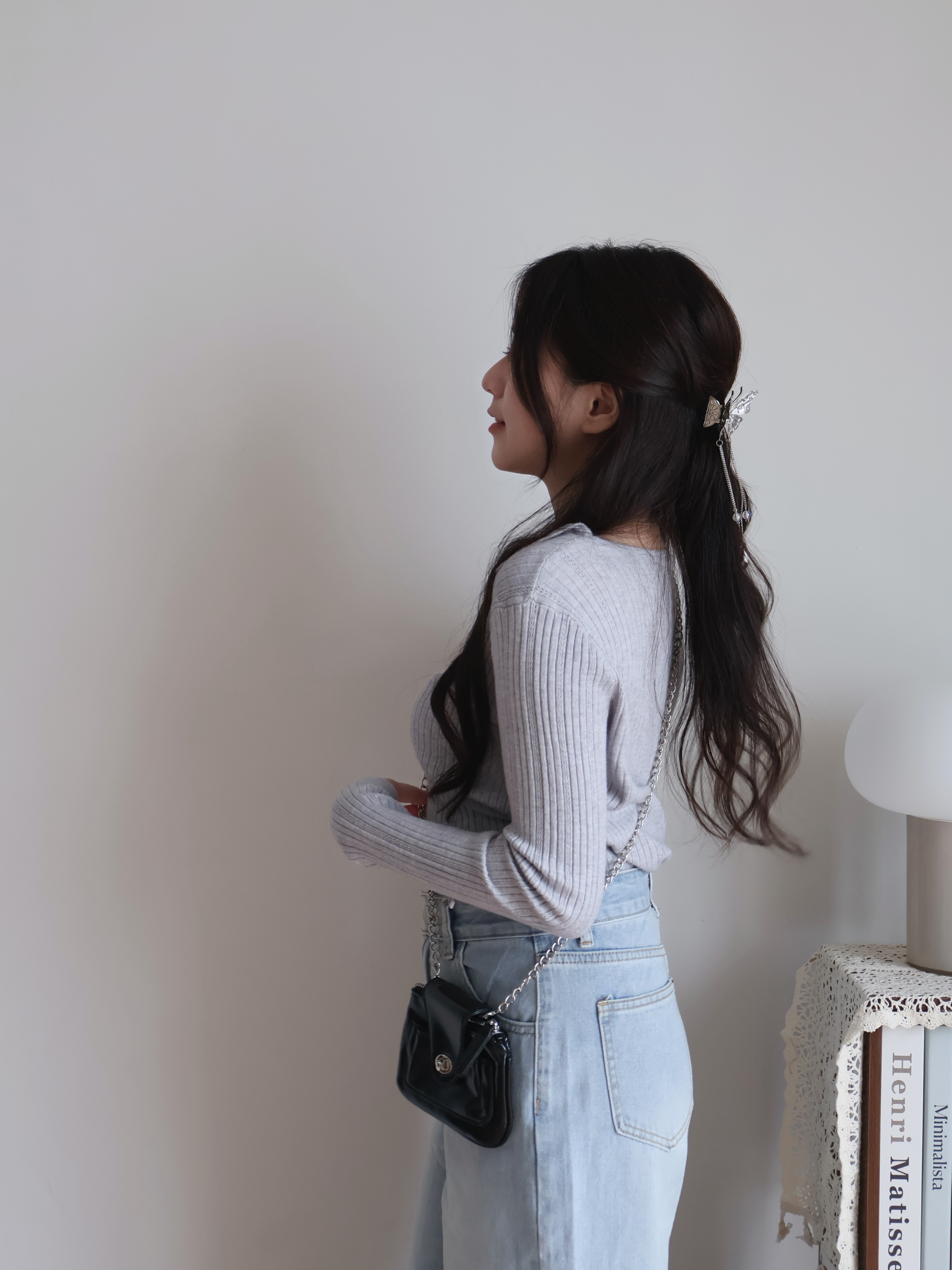 Quinn Knitted Cardigan | Grey