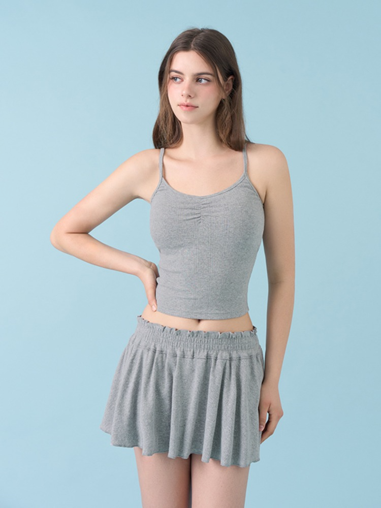 預購_Eyelet slim sleeveless by Grandeline