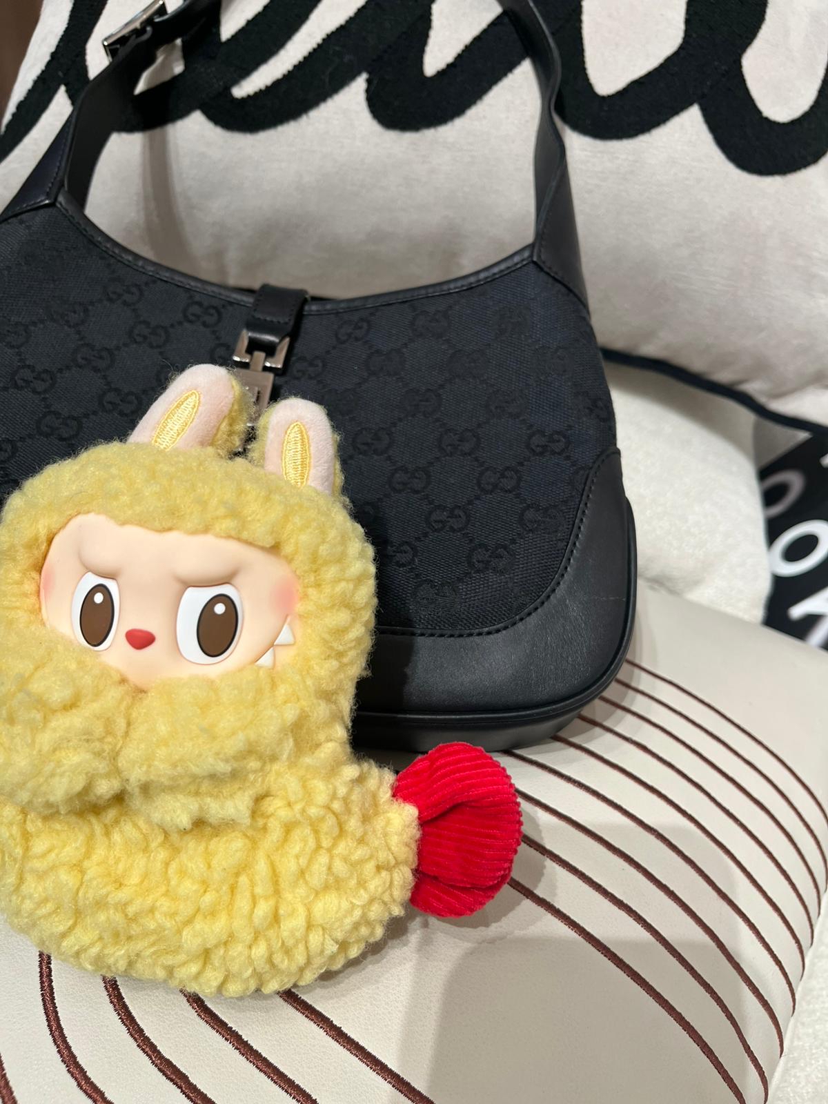 Gucci Jackie Shoulder Bag hobo noir 100%Authentic,95%new✅dust bag 