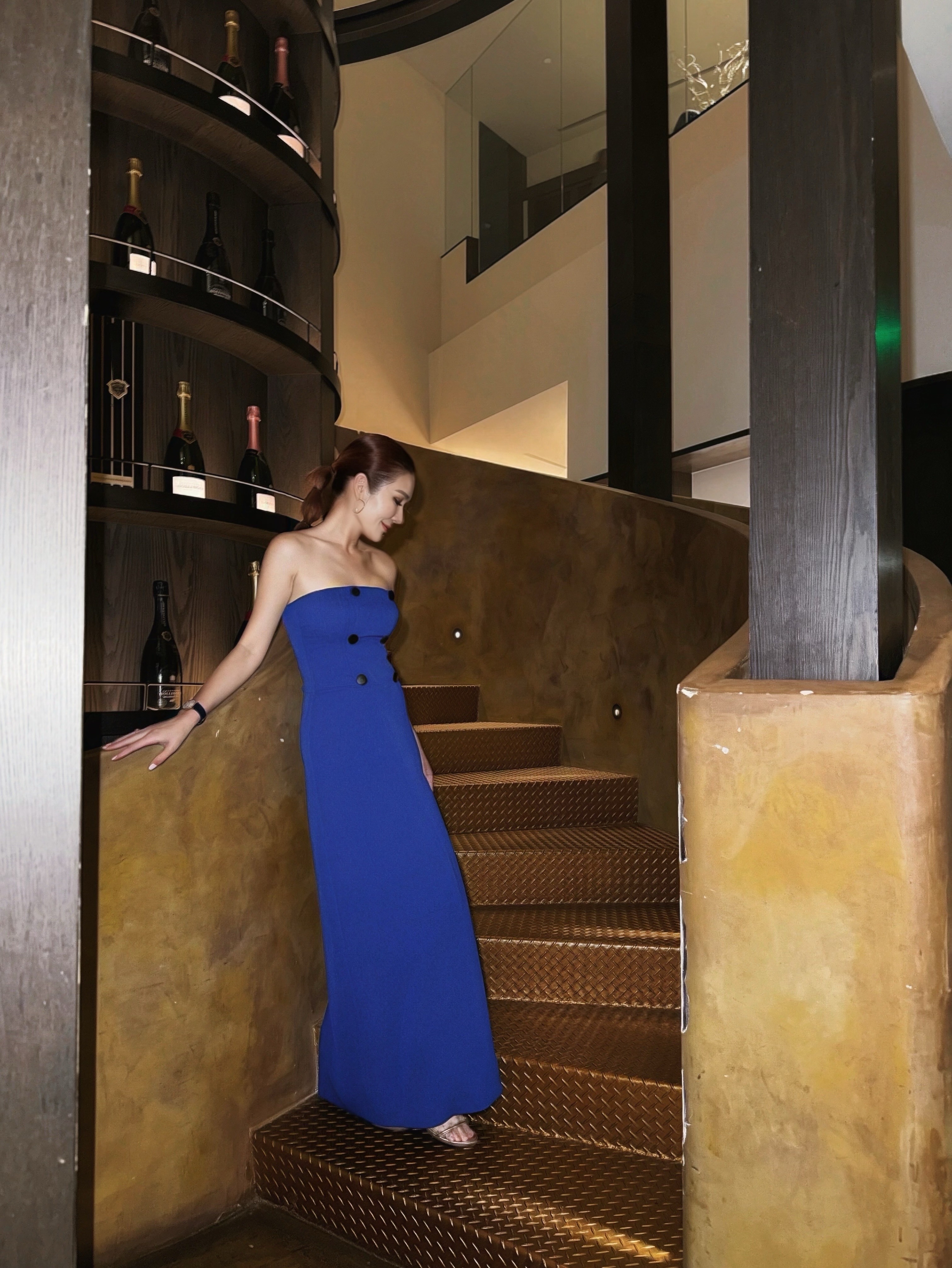 Cobalt Elegance Dress