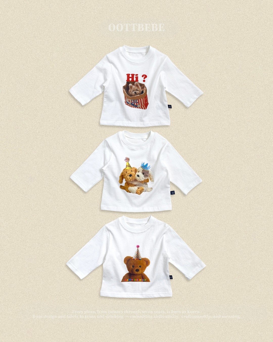OOTT | Puppy Series T-shirts Kids (Family Look)