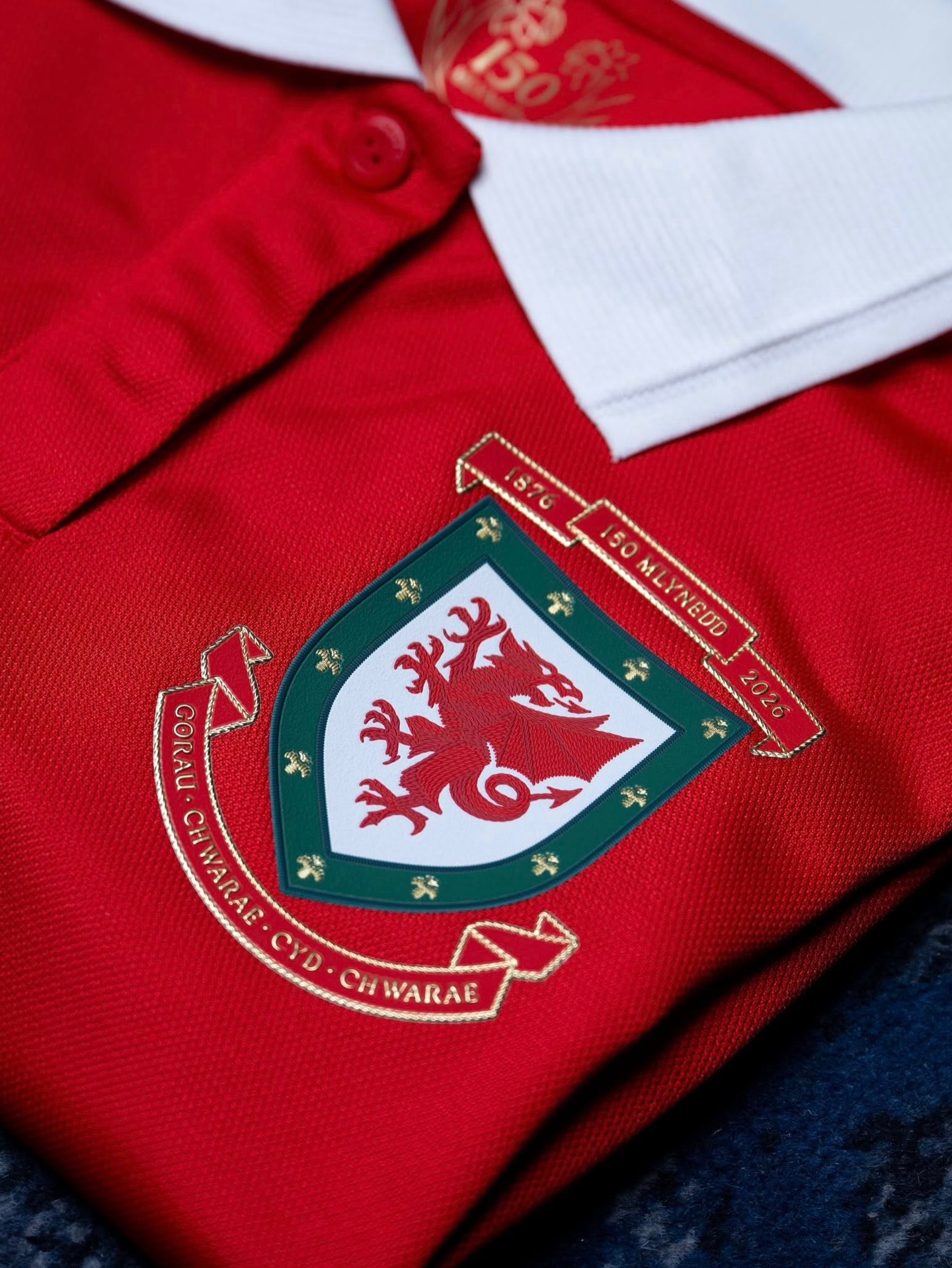 Adidas Wales 威爾斯足總150年紀念主場球衣 KA3796