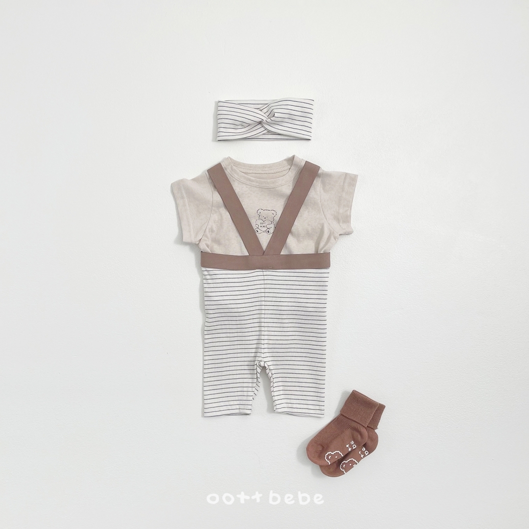 🇰🇷oottbebe tee+背心 set