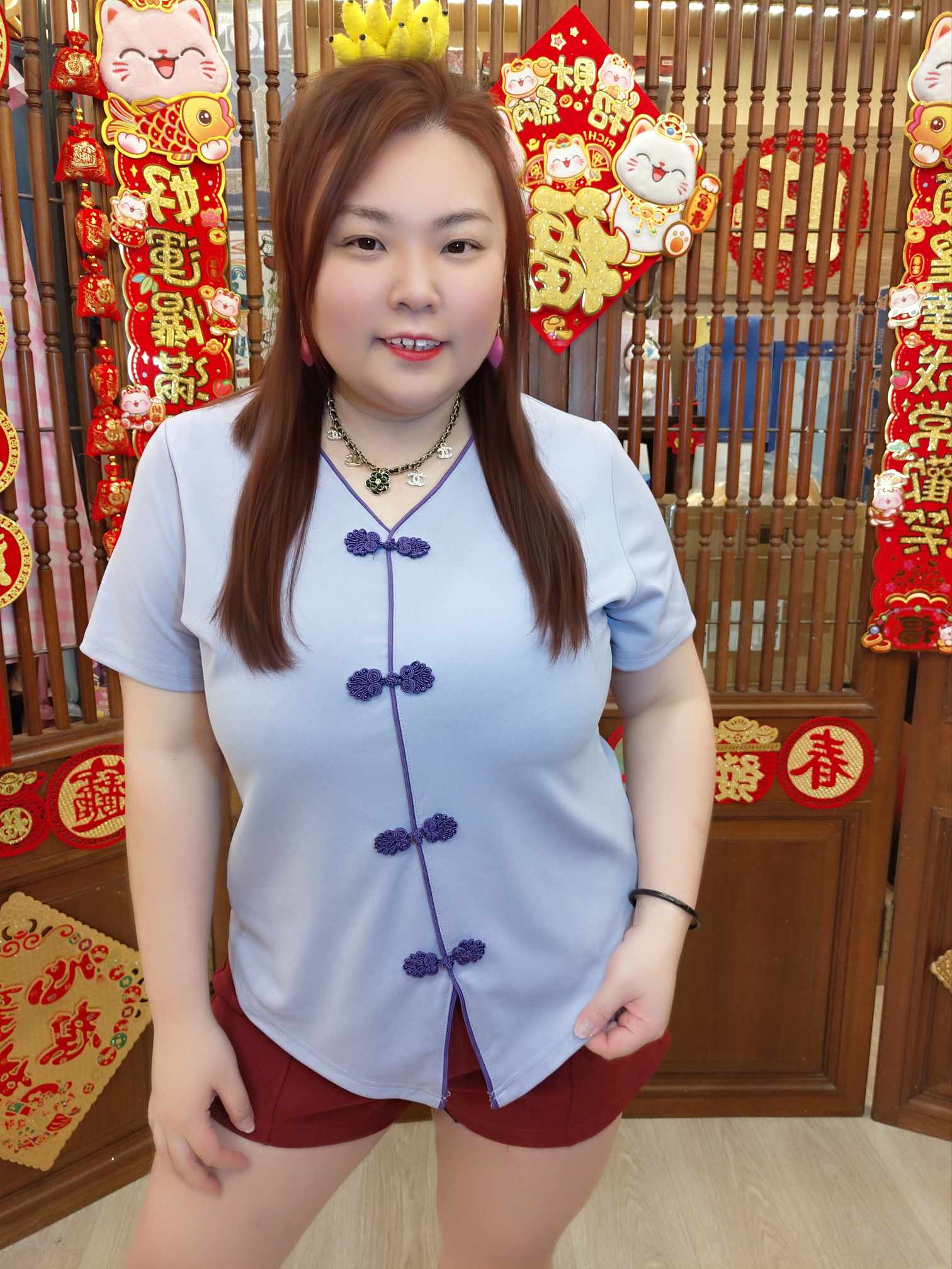 OTD03 TW#5275 中国风短袖上衣