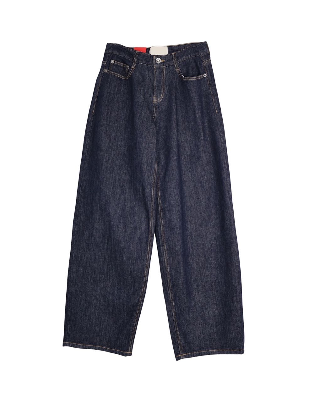 No-Fade Wide-Leg Jeans