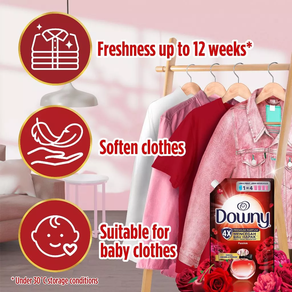 Downy Fabric Conditioner Refill Pack 530ML - PASSION