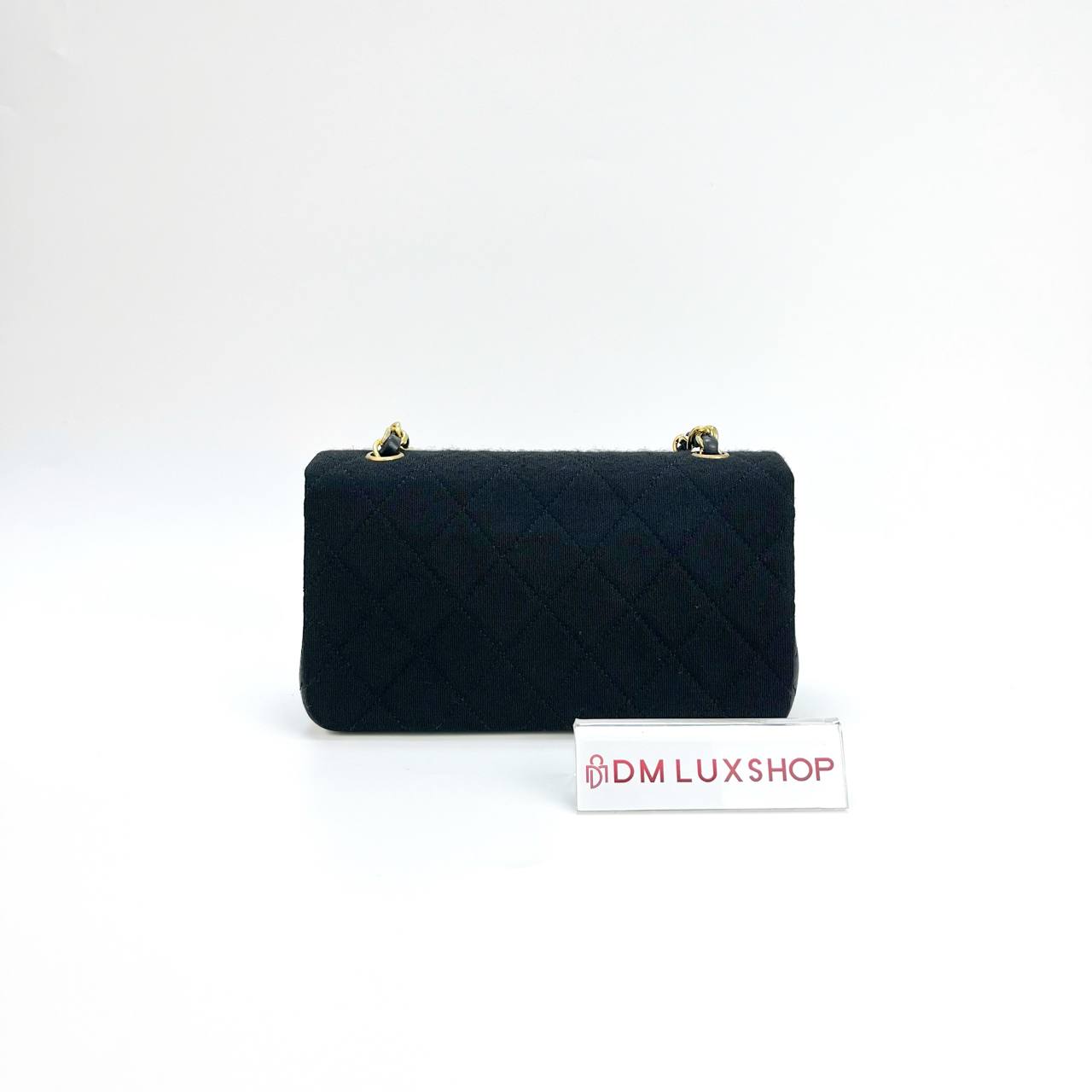 Chanel Cotton Lambskin Flap Bag GHW (Serial 1, Y: 1990)