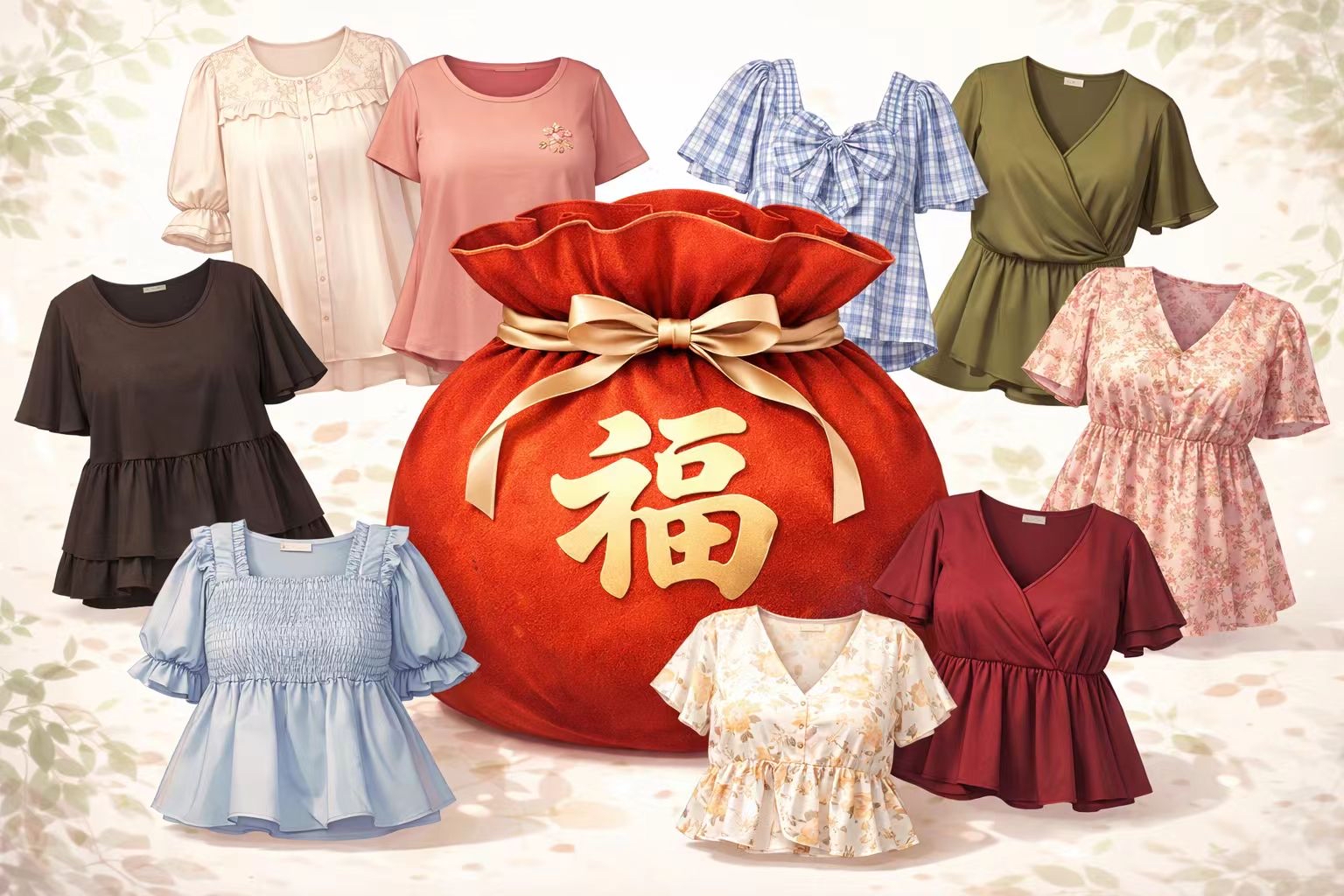 ❤️‍🔥惊喜福袋❤️‍🔥上衣3件✨