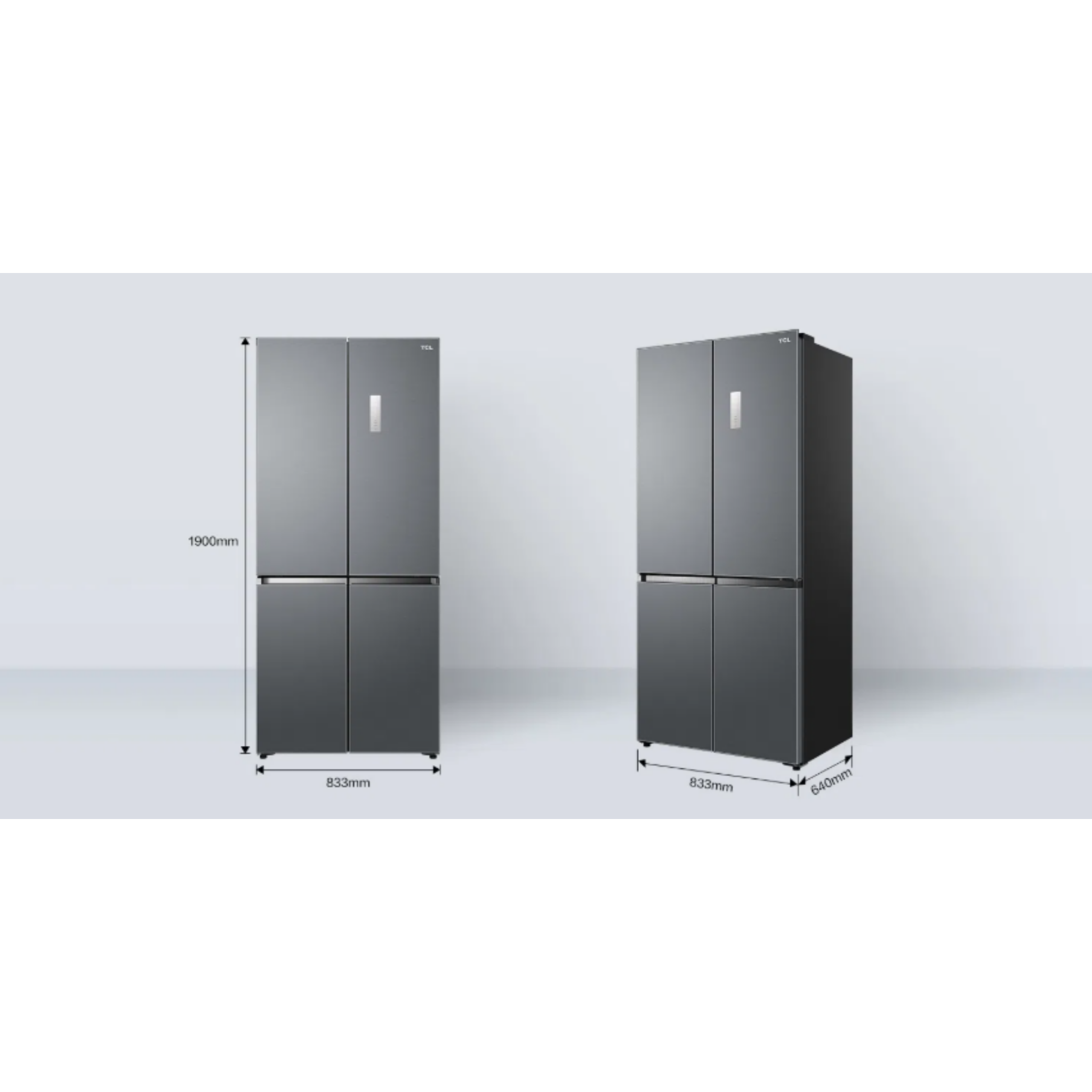 TCL 521L 4-Door Refrigerator (TR-C580CGBP)