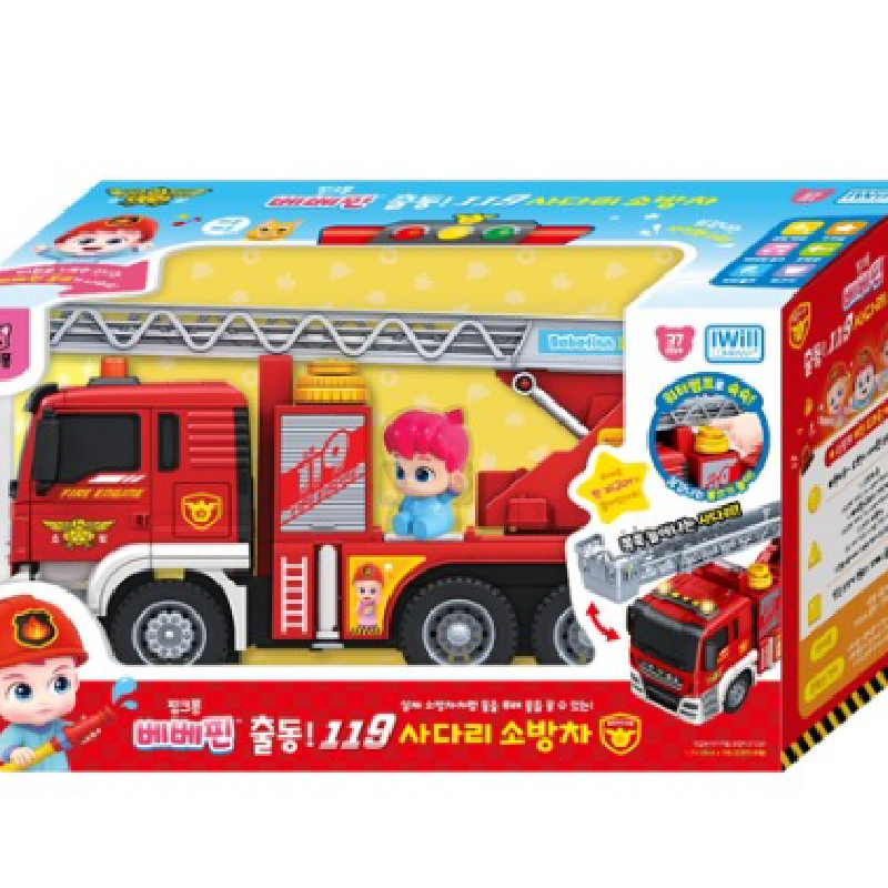 【預訂】韓國直送 Bebefinn 消防車