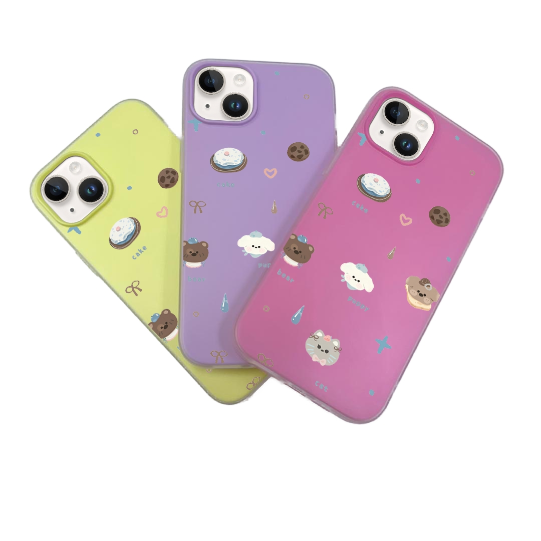 JELLY CASE PHONE FOR IPHONE - DESIGN BEAR G