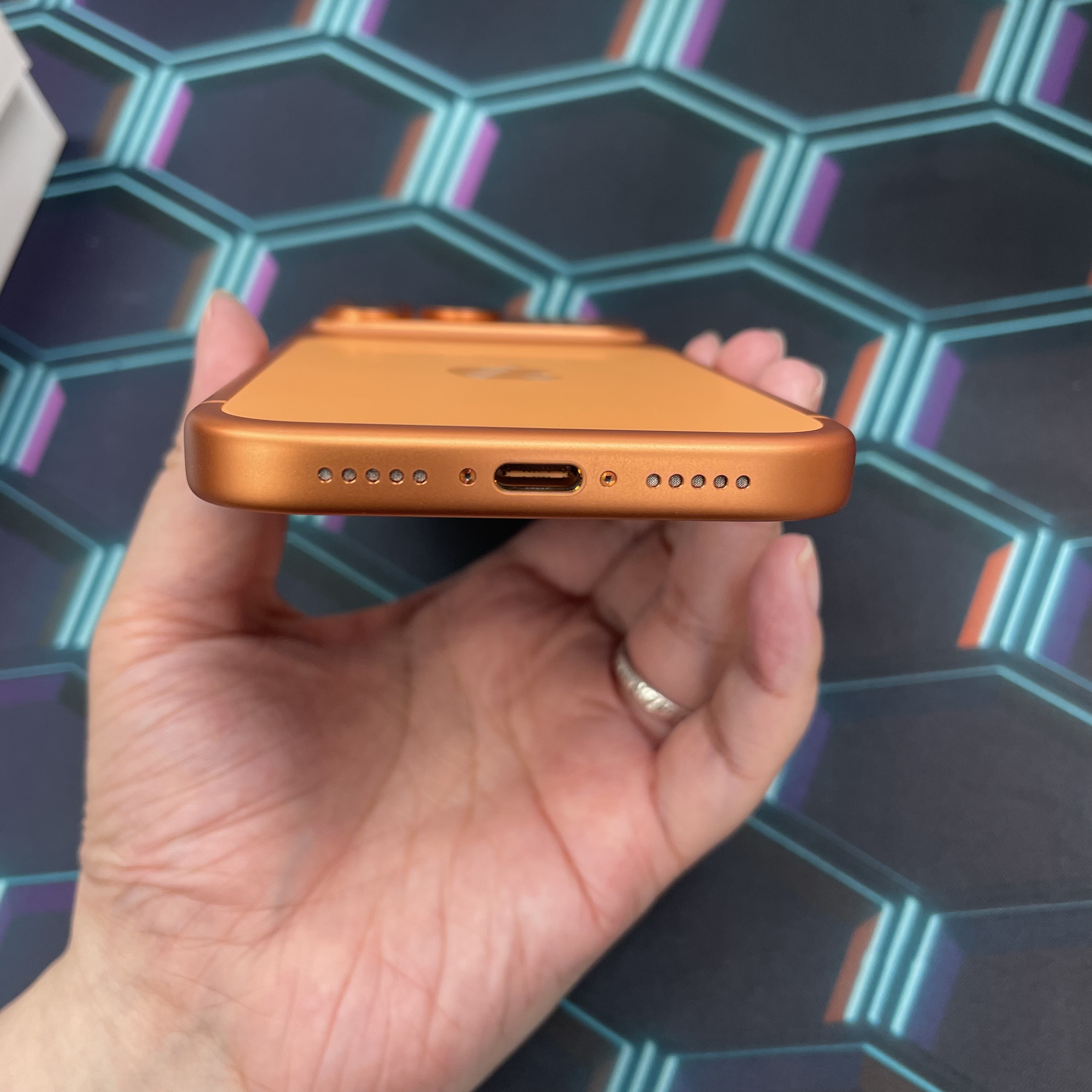 *6345 17 pro 完美機 256GB 電100 橙色 orange