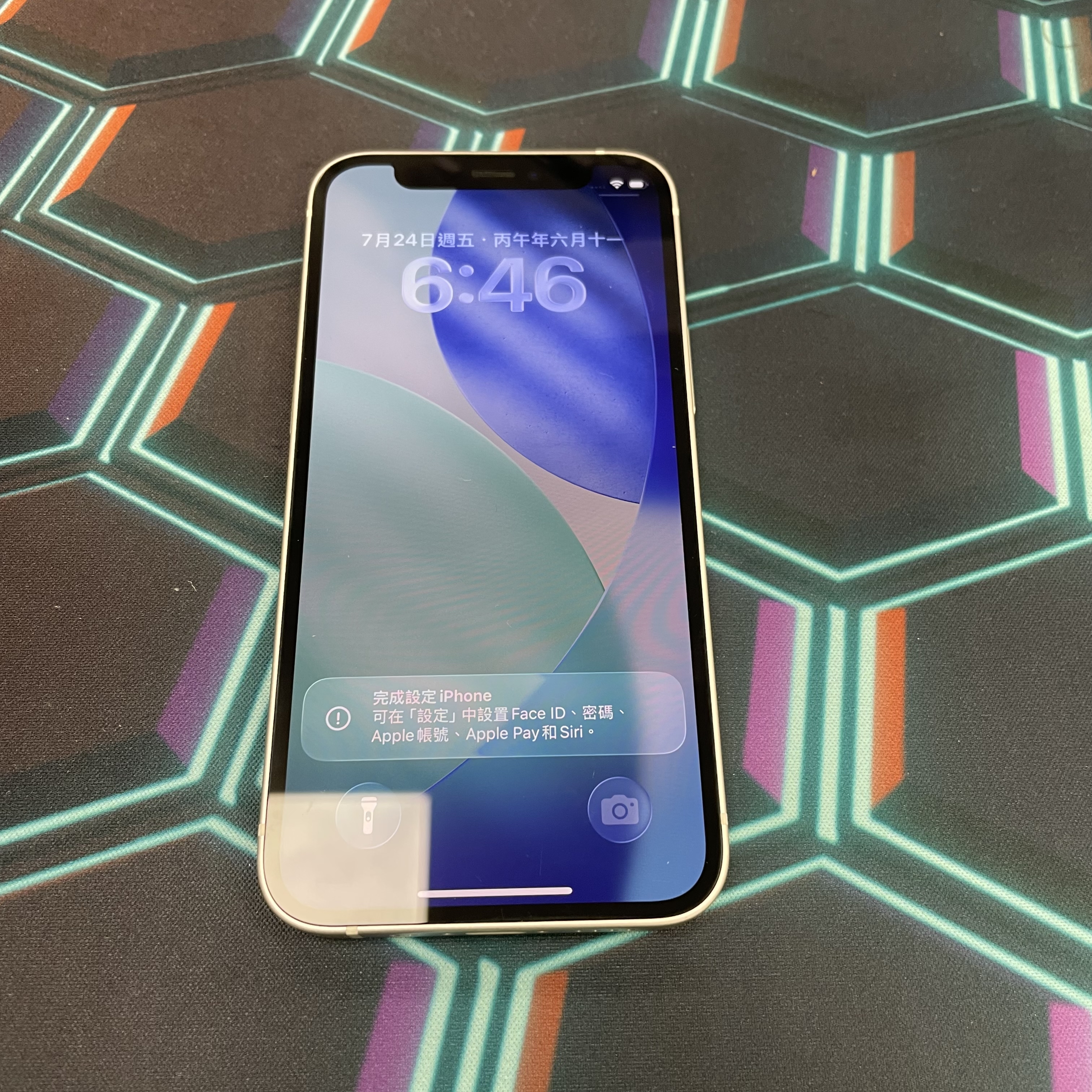 *7142 12 mini 完美機 256GB 電100 白色 white