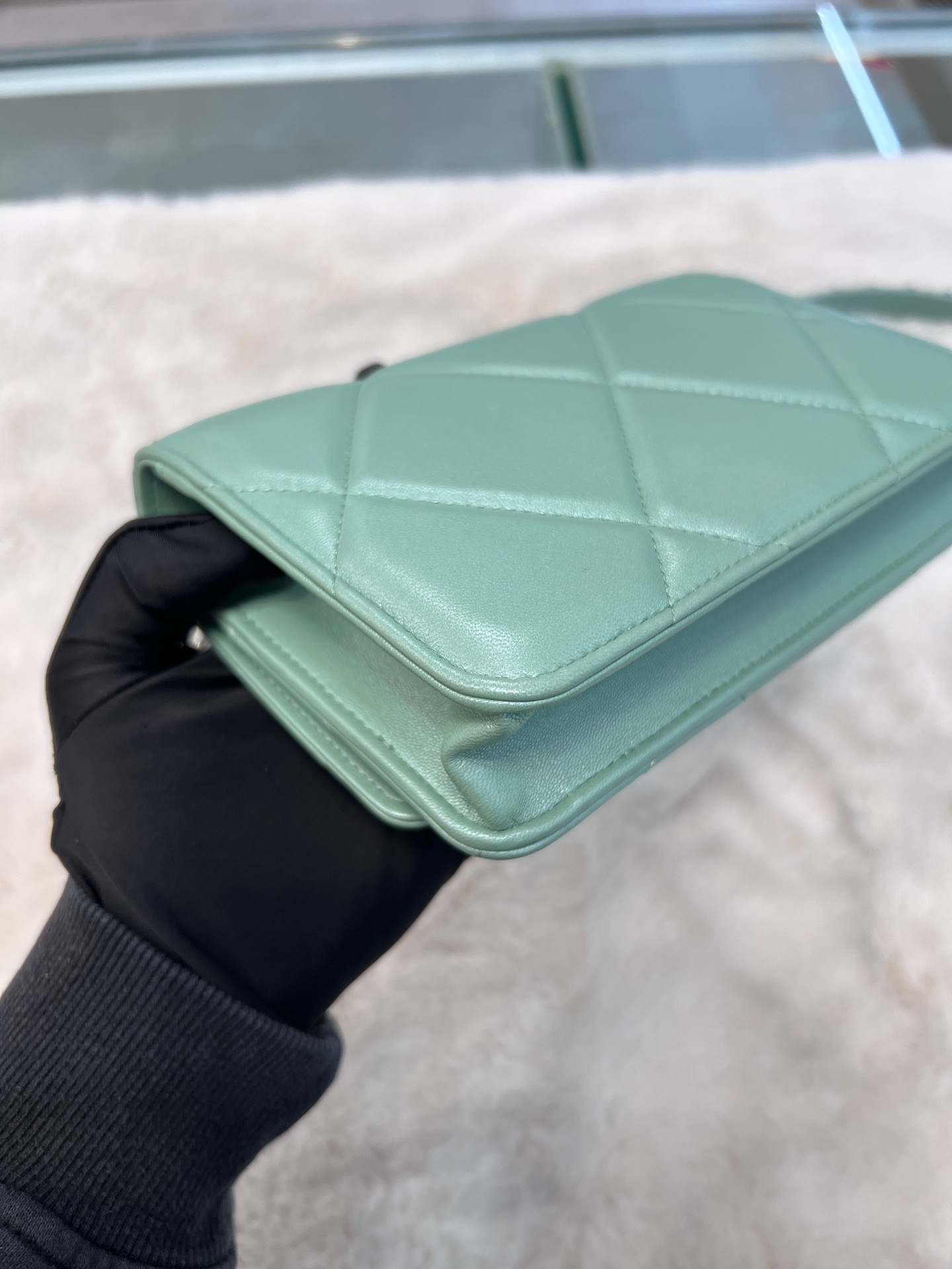 【預訂貨品】芯片款🪪 Chanel薄荷綠woc