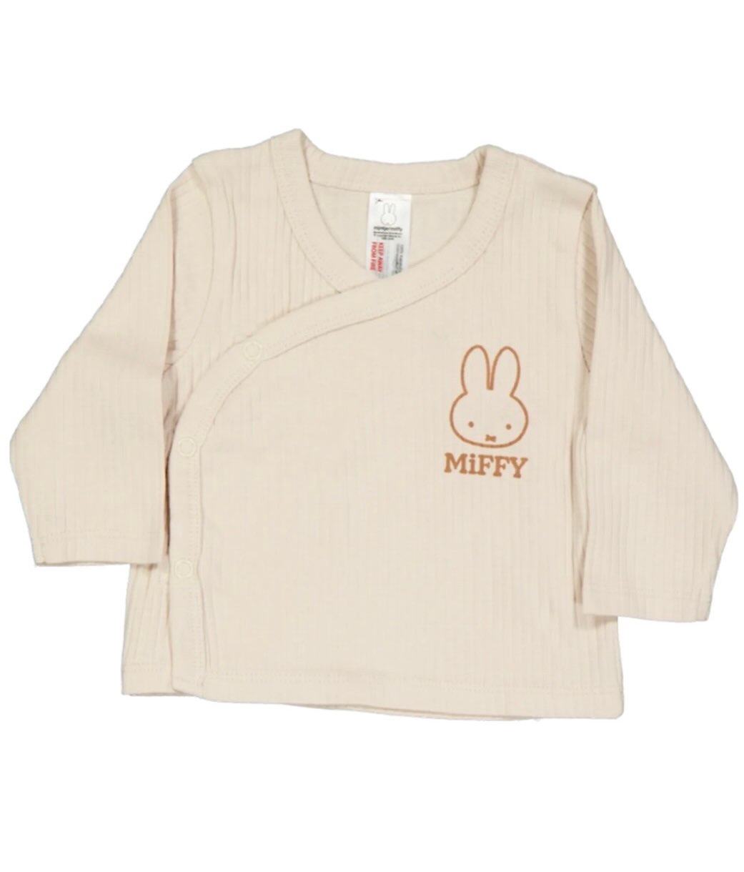 Miffy newborn baby long sleeves wrapover outfit set