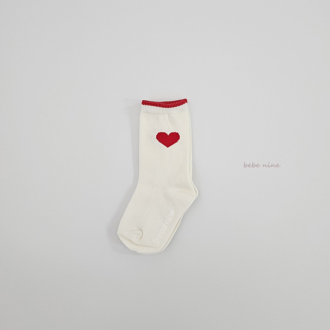 Bebenine Nine Heart Knee Socks Set