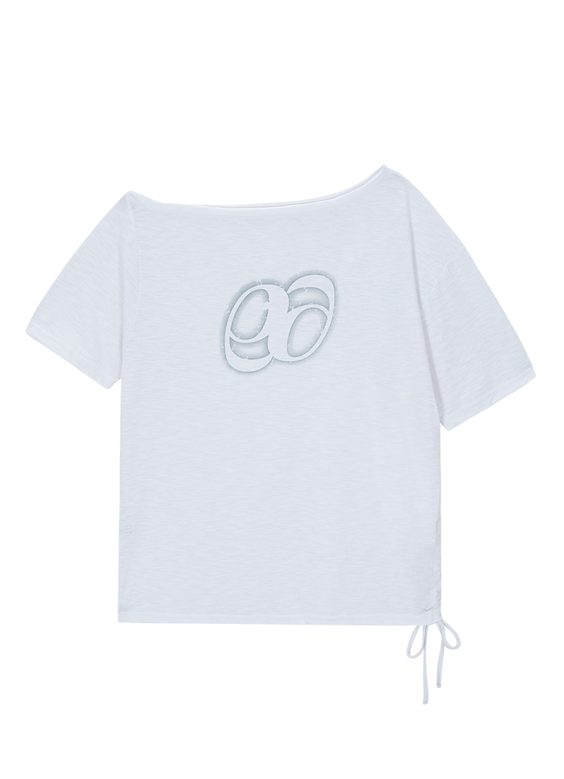 品牌代購 - ason) KIKI BOXY SHIRRING TEE