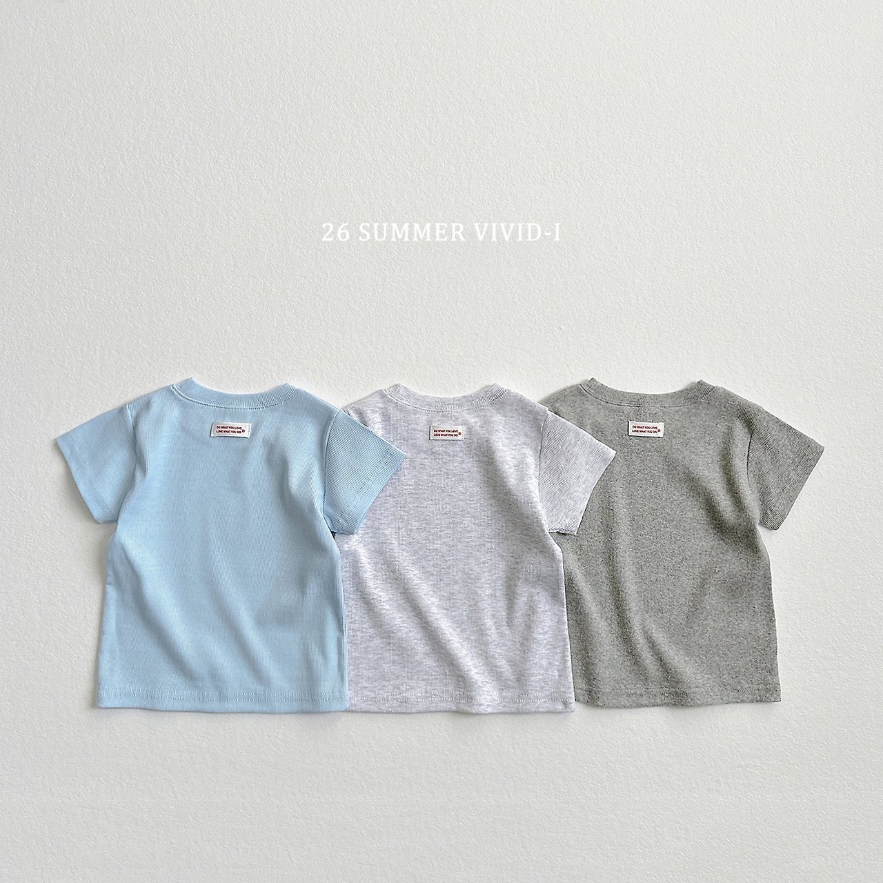 Vivid ｜ Basic Tee （Blue L 105-115)