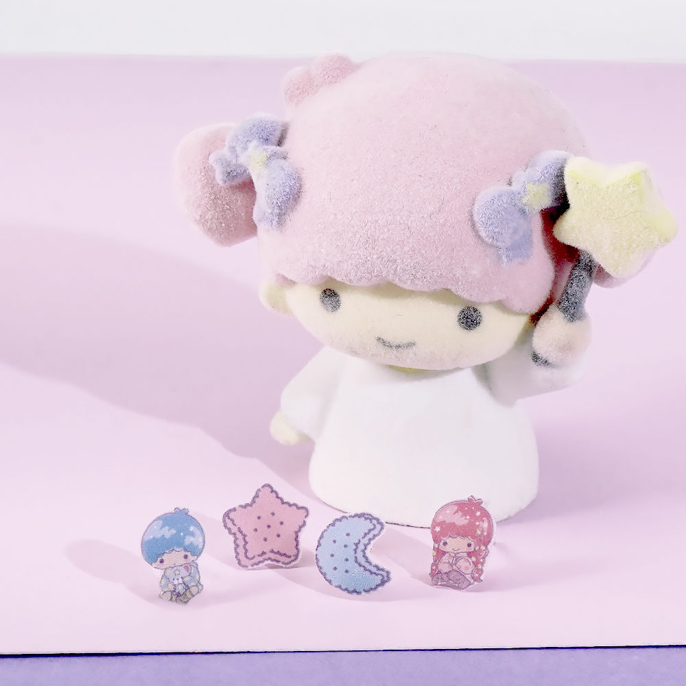 📦訂購 台灣限定 STORY 故事銀飾 X 三麗鷗 Sanrio Little Twin Stars 50th星舞系列 雙星仙子造型耳環