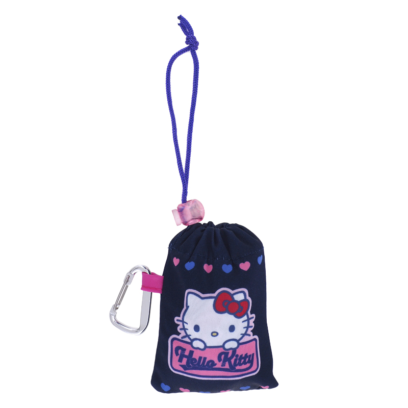 Hello Kitty Foldable Shopping Bag 便攜可摺式購物袋 (連爬山扣)