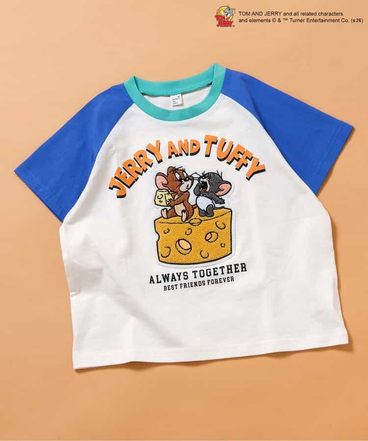 🇯🇵預訂 日本直送🇯🇵Apres les cours x Tom & Jerry系列四色人物刺繡貼花拼色短袖T恤