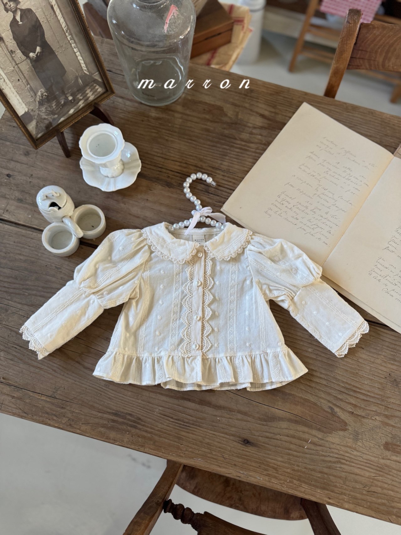 🇰🇷Marron blouse