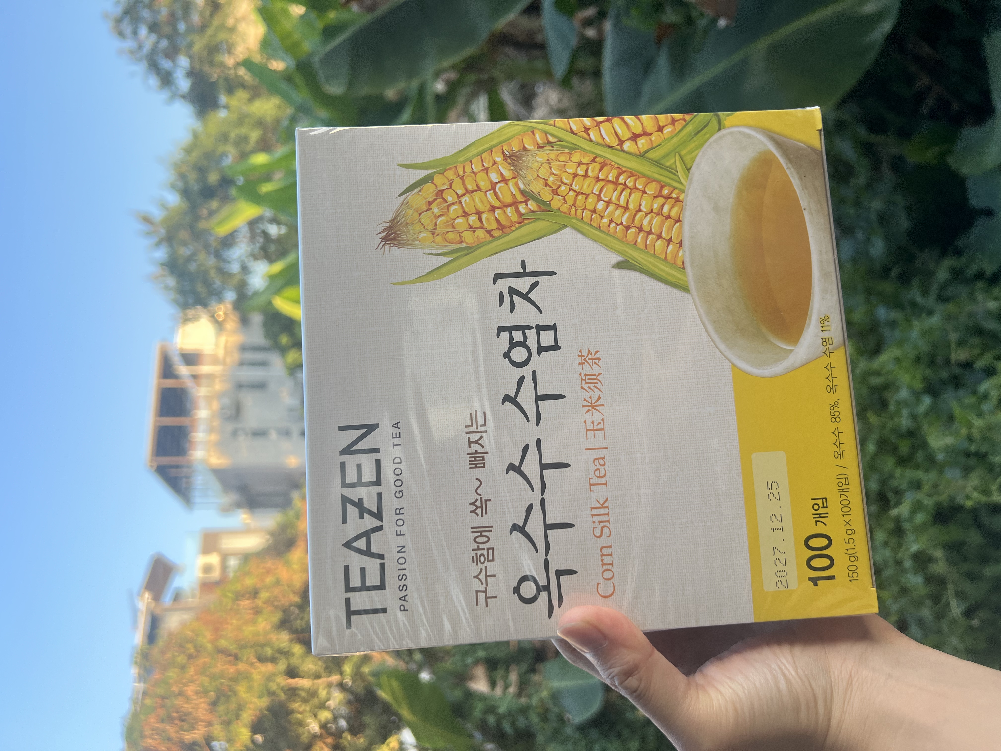 💟現貨💟🇰🇷韓國TEAZEN 粟米鬚茶🌽100包(勁量裝) (如售完再訂約10-14個工作天到港)