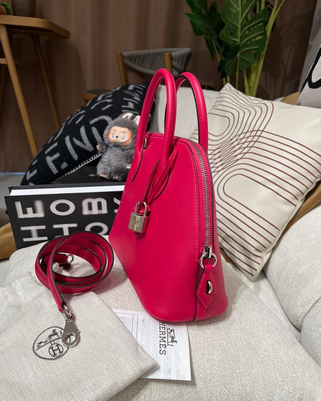 Hermes bolide 25,STAMP Z FRAMBOISE/ROUGE  100%Authentic,98%new ✅專門店收據✅Key Lock✅塵袋✅box 